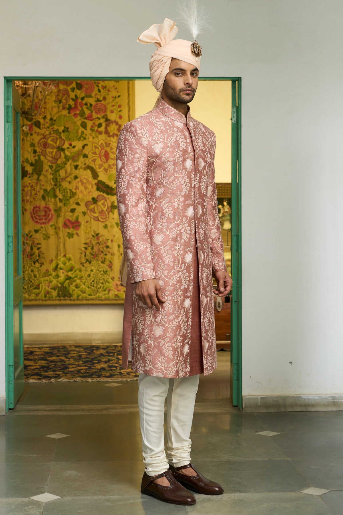 Gargee Designer's Khubani Nooran Sherwani Set Gargee Designer