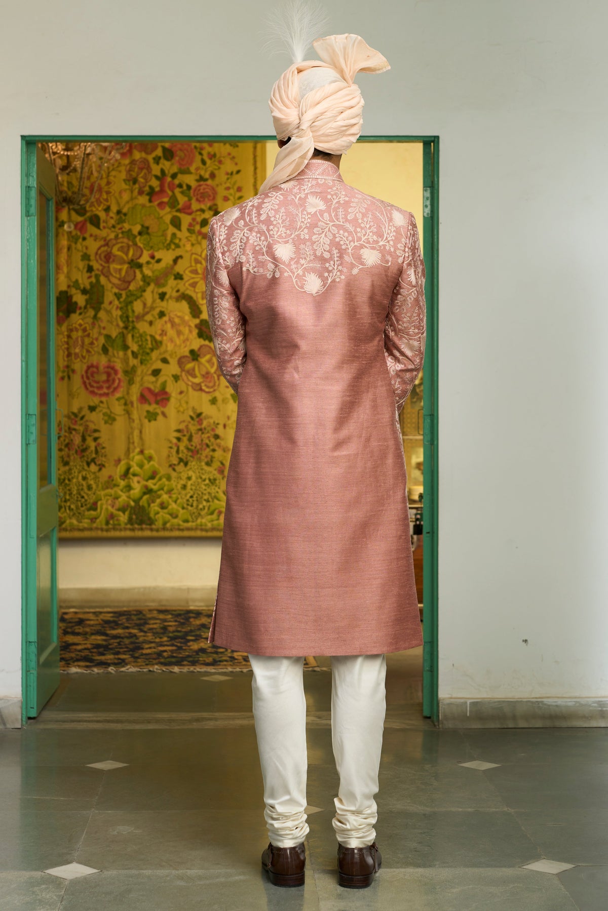 Gargee Designer's Khubani Nooran Sherwani Set Gargee Designer