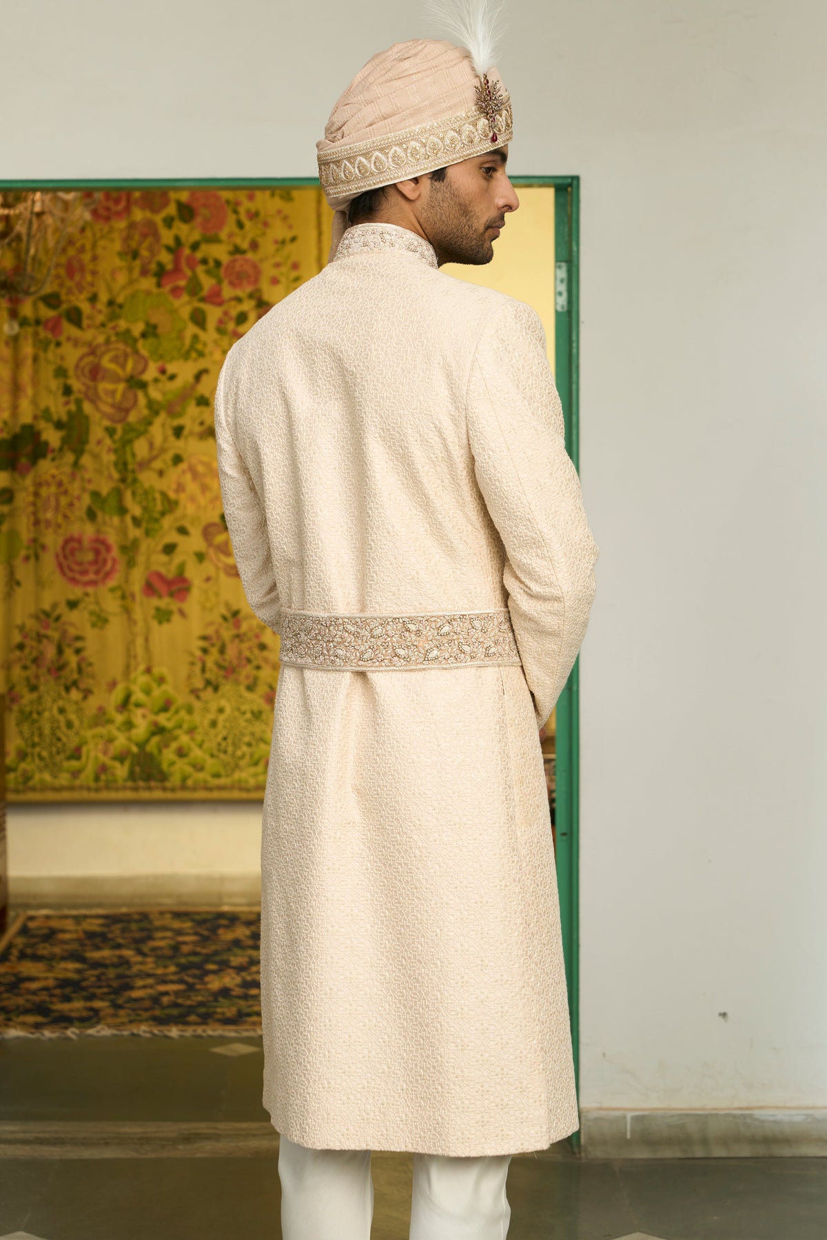 Gargee Designer's Gulabhari Khwaab Sherwani Set Gargee Designer