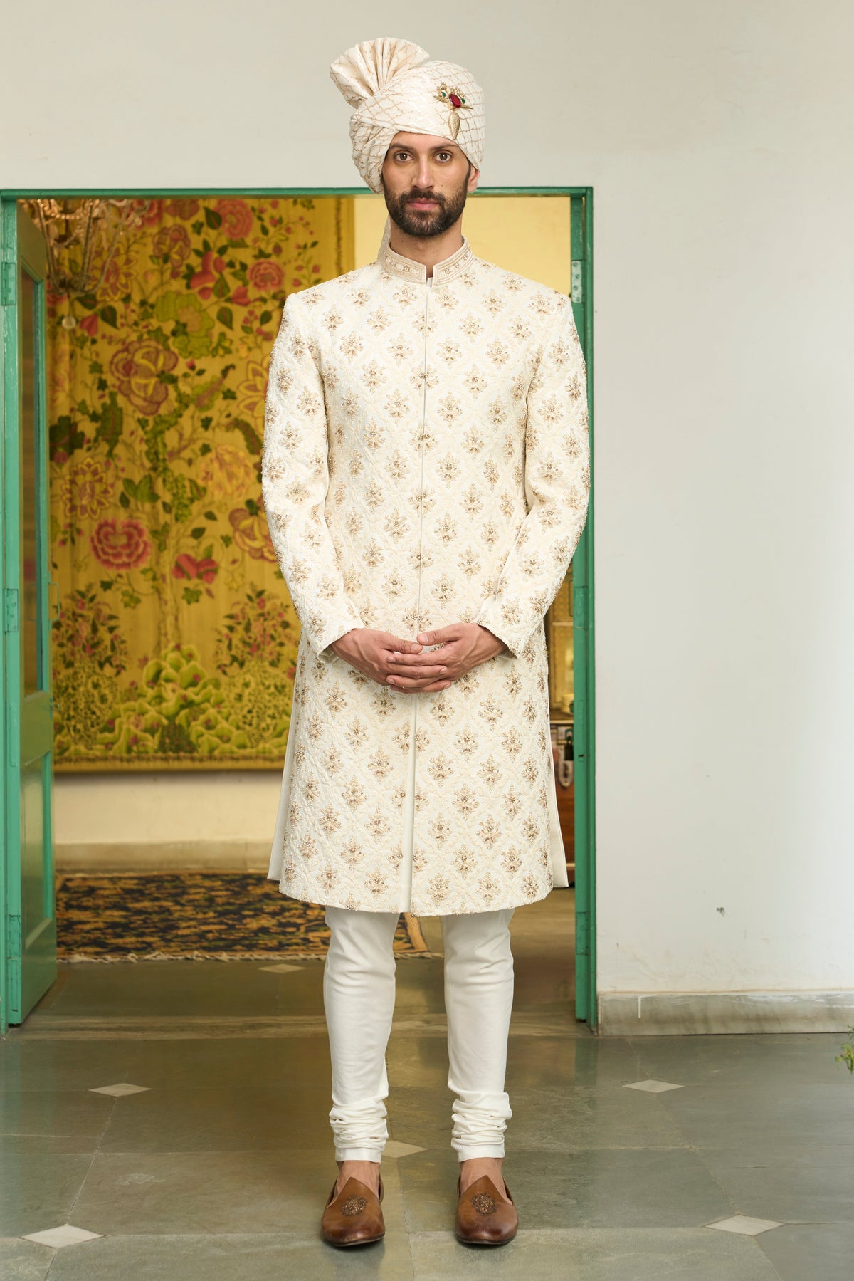 Gargee Designer's Samsara Nazaar Sherwani Set Gargee Designer