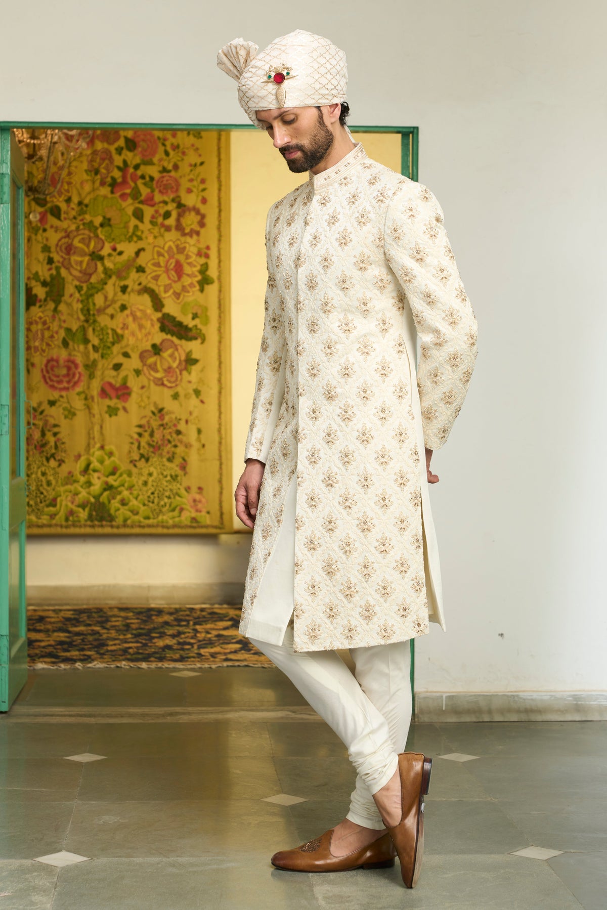 Gargee Designer's Samsara Nazaar Sherwani Set Gargee Designer