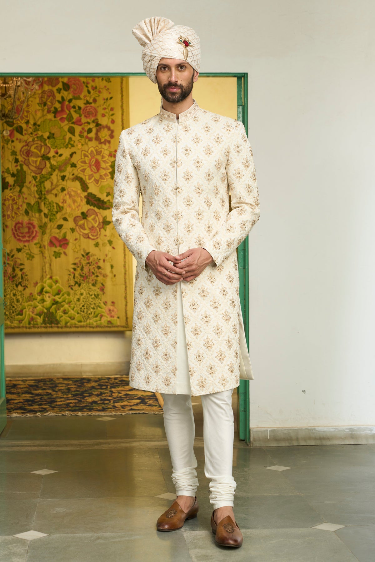 Gargee Designer's Samsara Nazaar Sherwani Set Gargee Designer
