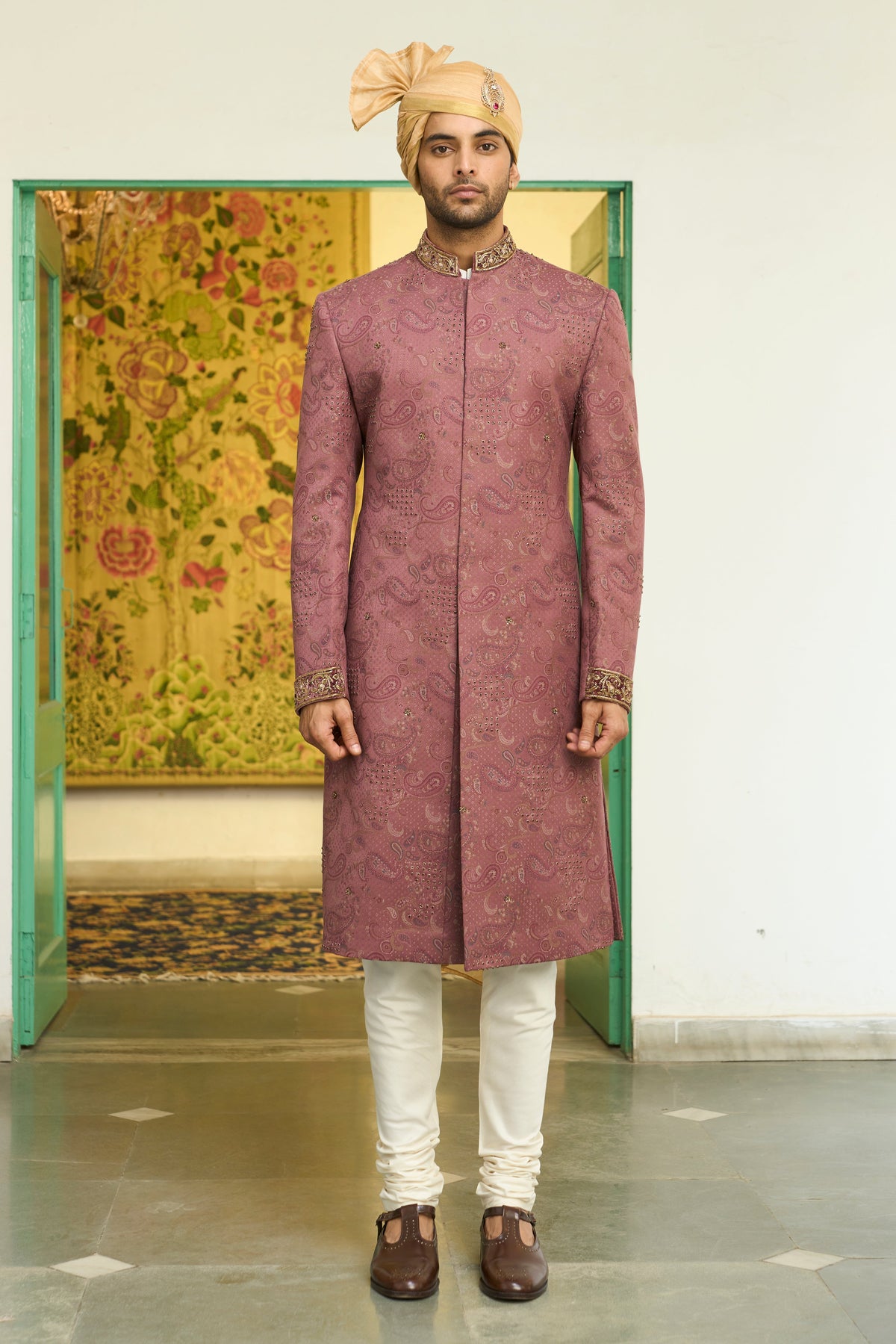 Gargee Designer's Gulbaag Dilkash Sherwani Set Gargee Designer