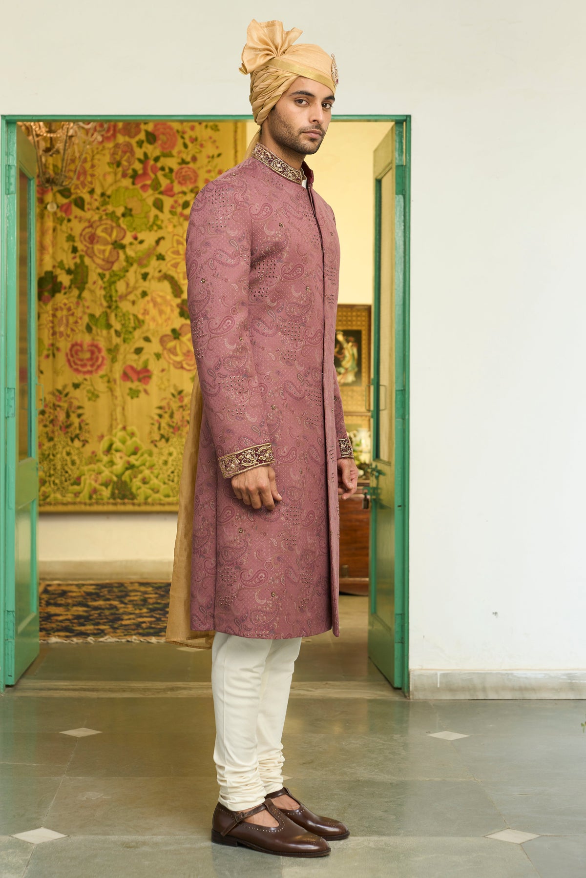 Gargee Designer's Gulbaag Dilkash Sherwani Set Gargee Designer