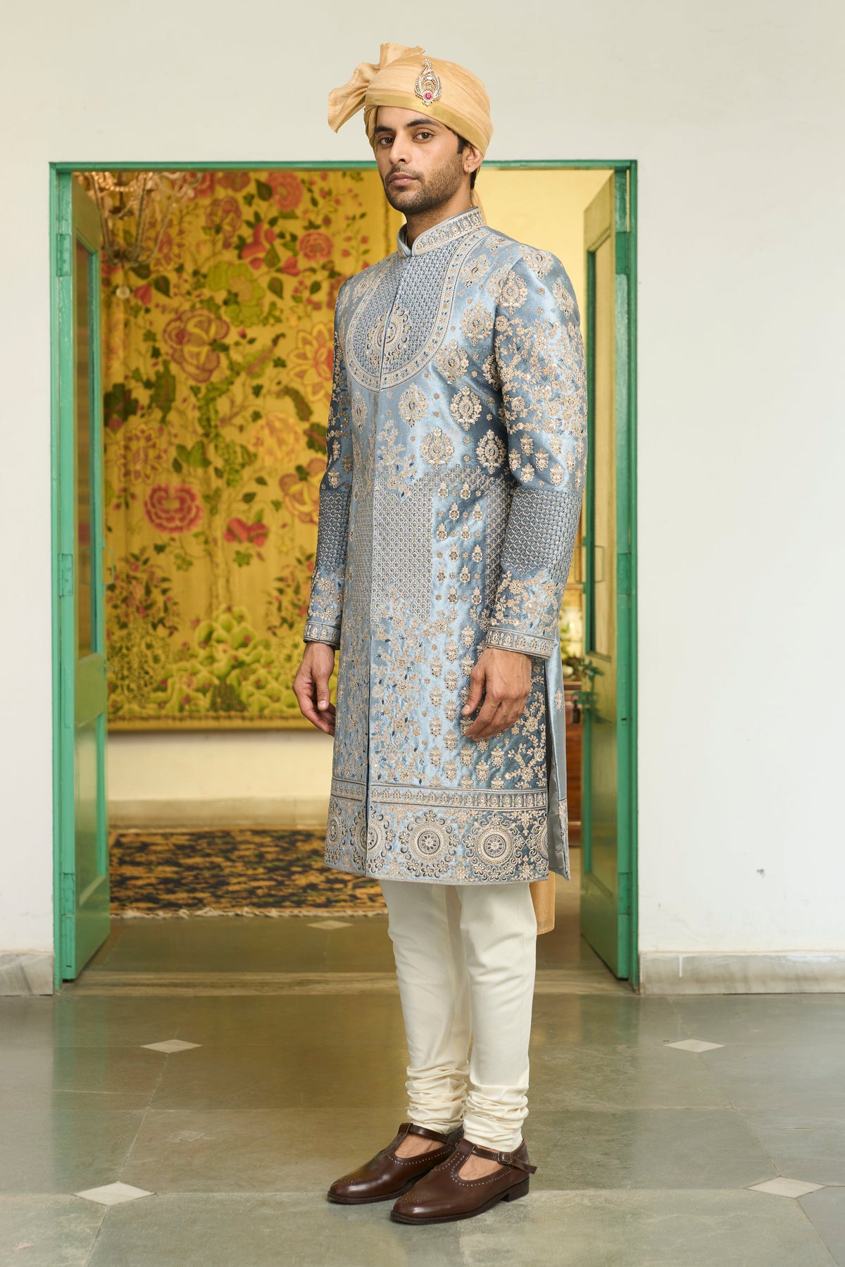 Gargee Designer's Jaituni Aala Sherwani Set Gargee Designer