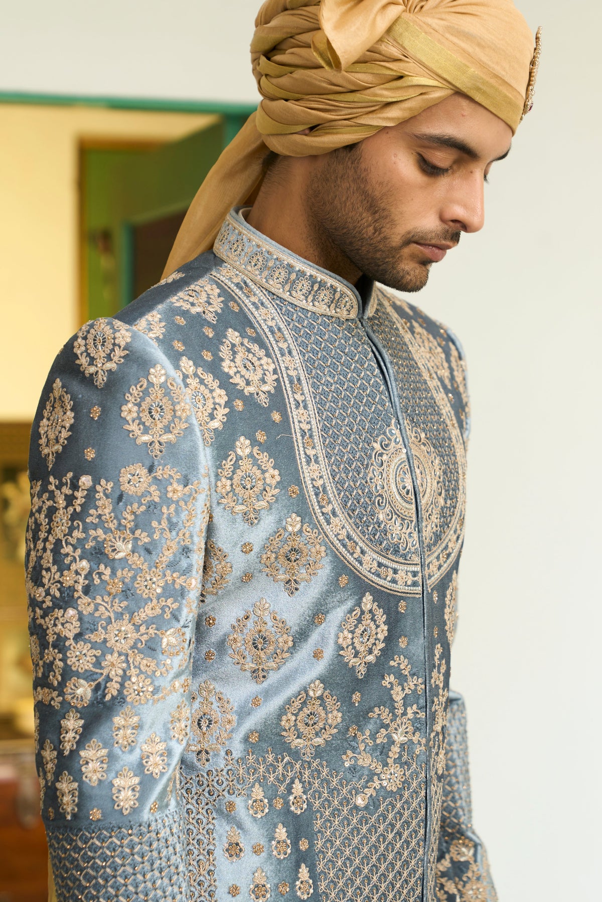 Gargee Designer's Jaituni Aala Sherwani Set Gargee Designer