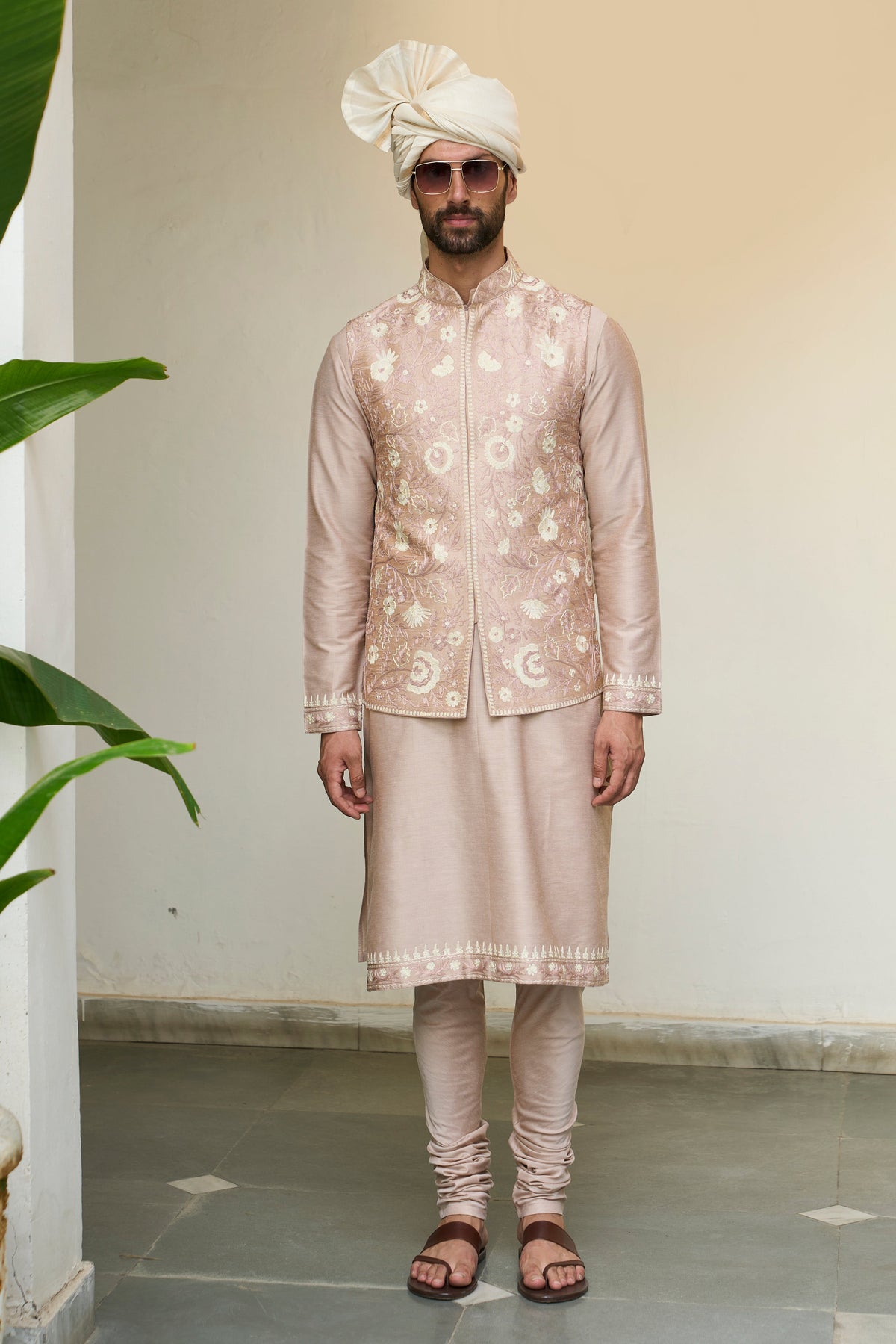 Gargee Designer's Gulabi Margoob Bundi Set Gargee