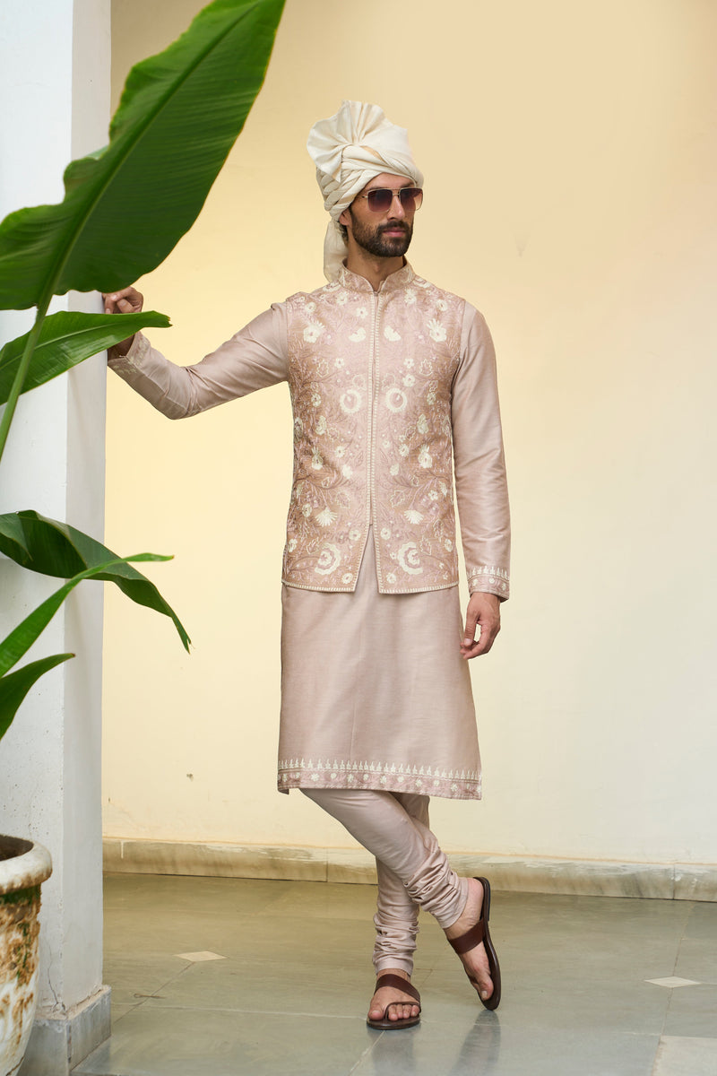 Gargee Designer's Gulabi Margoob Bundi Set Gargee