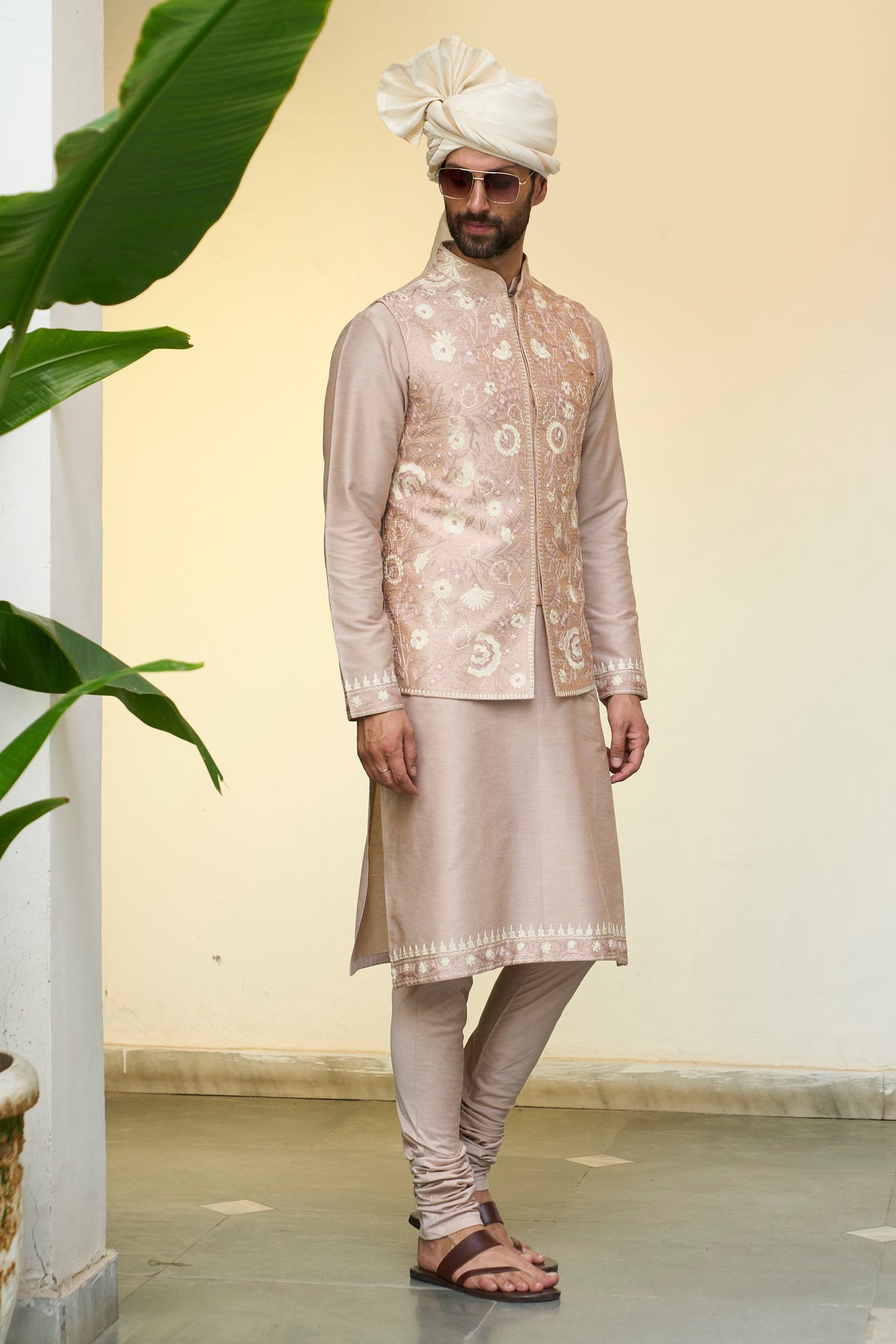 Gargee Designer's Gulabi Margoob Bundi Set Gargee