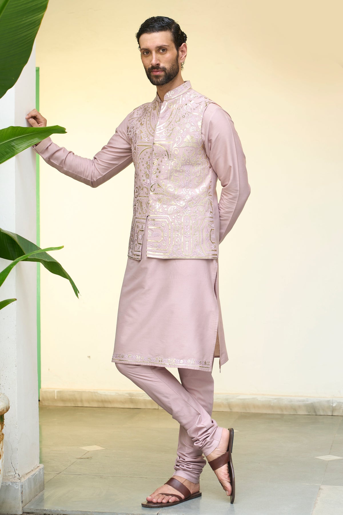 Gargee Designer's Moti Iqra Bundi Set Gargee