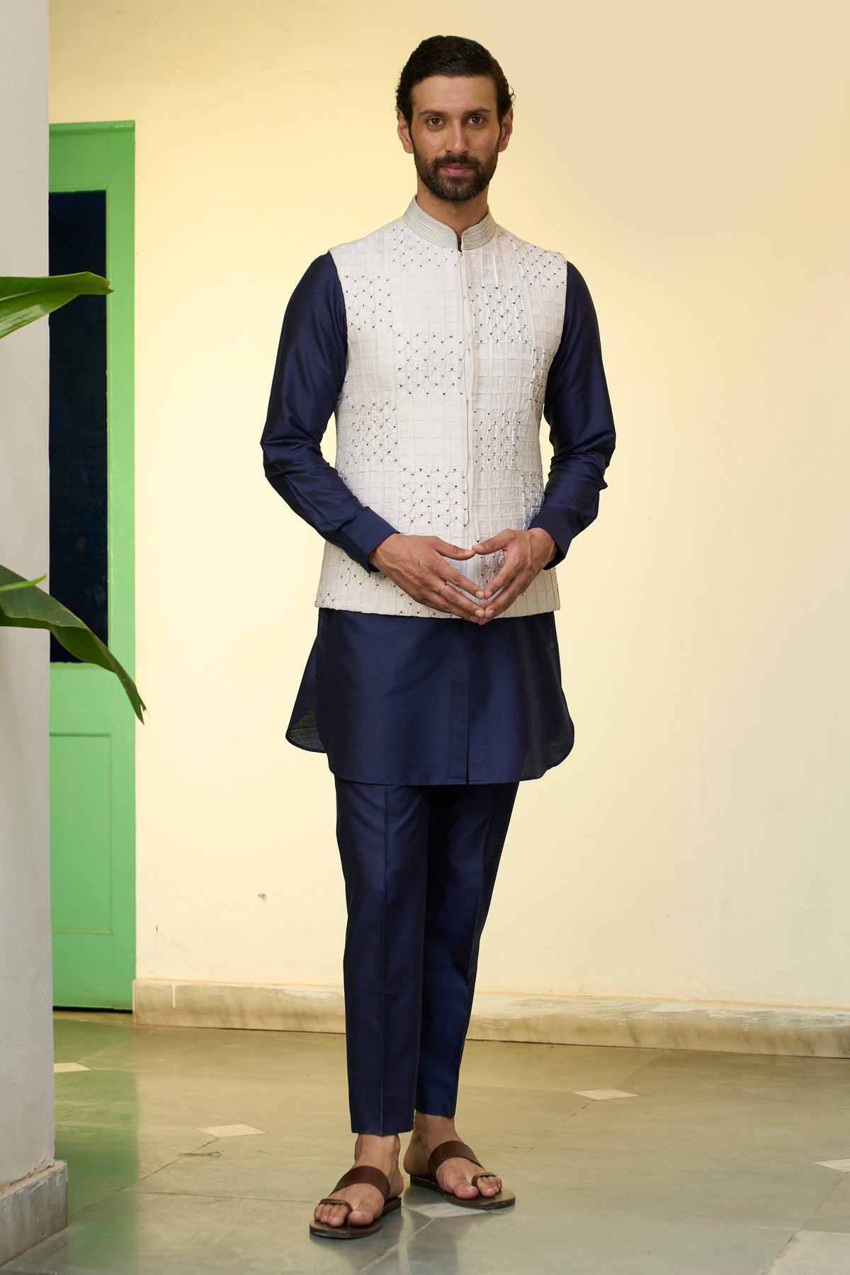 Gargee Designer's Neelam Ullasit Bundi Set Gargee