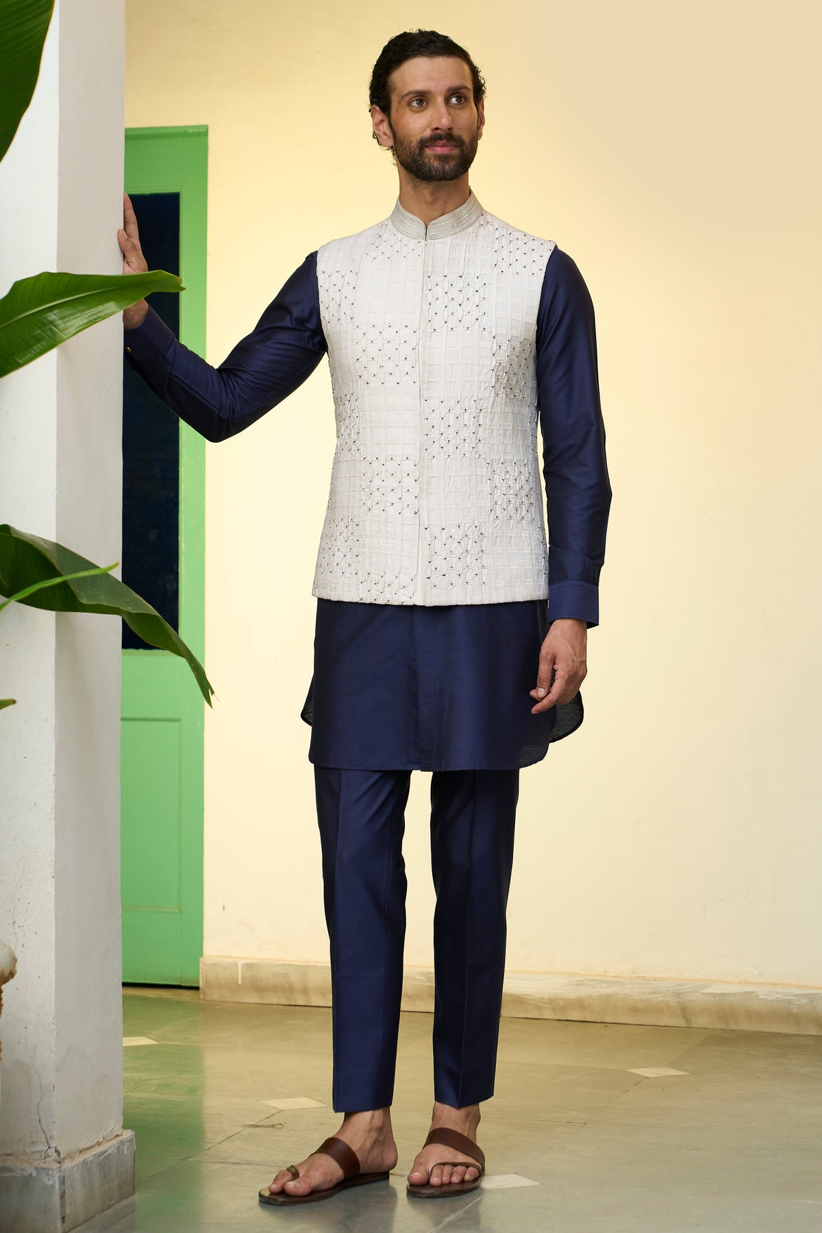 Gargee Designer's Neelam Ullasit Bundi Set Gargee