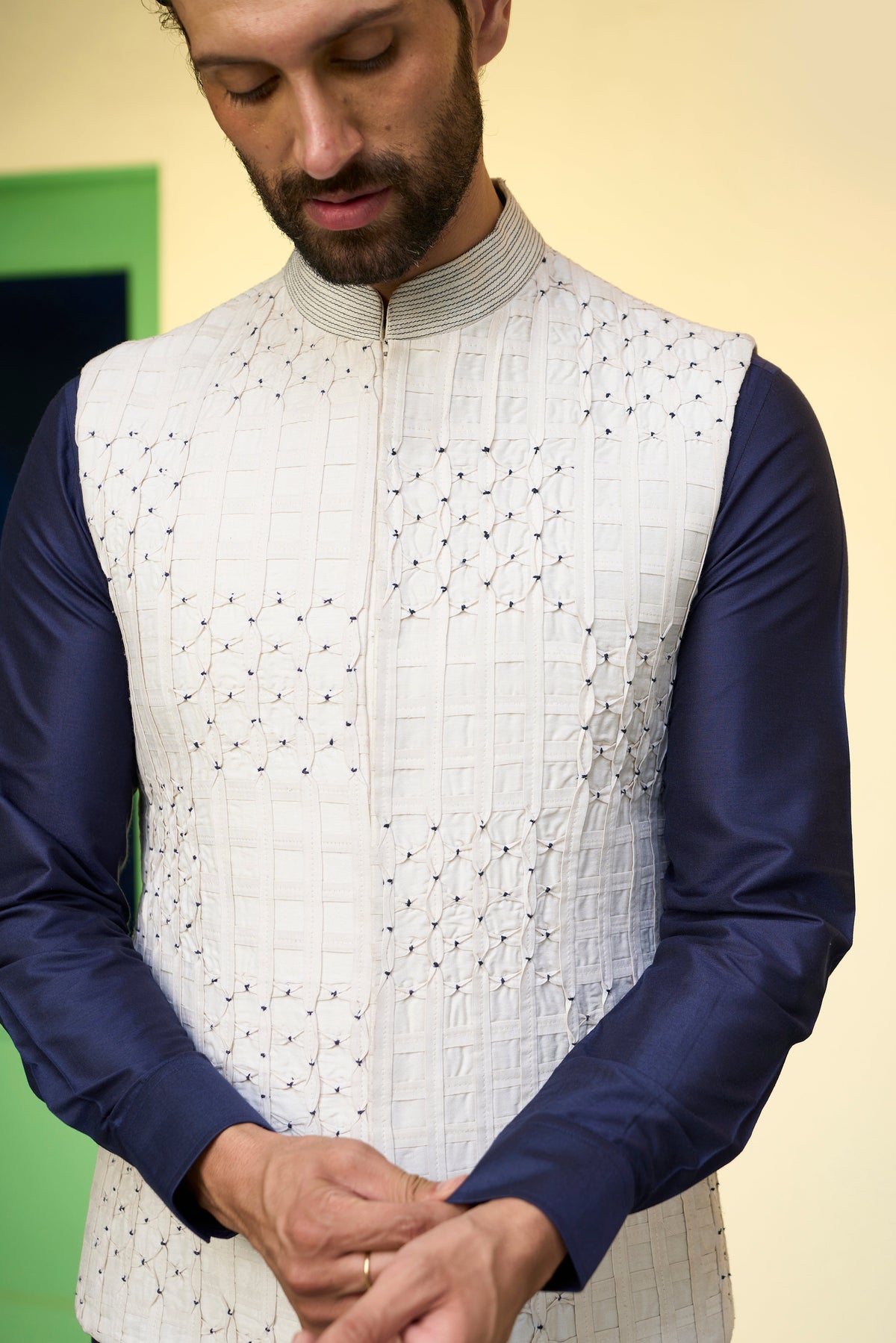 Gargee Designer's Neelam Ullasit Bundi Set Gargee