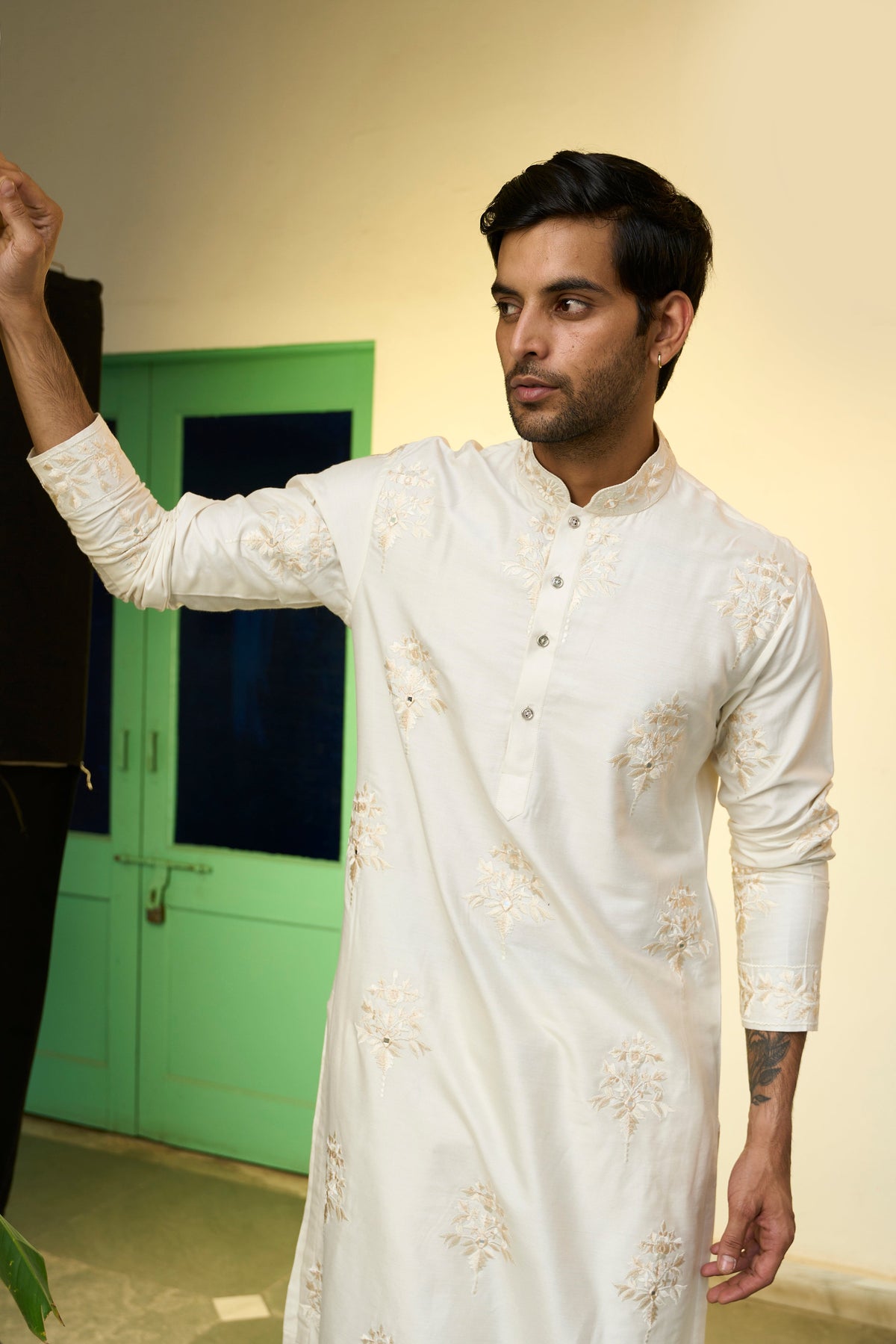 Gargee Designer's Gulbano Tashi Bundi Set Gargee