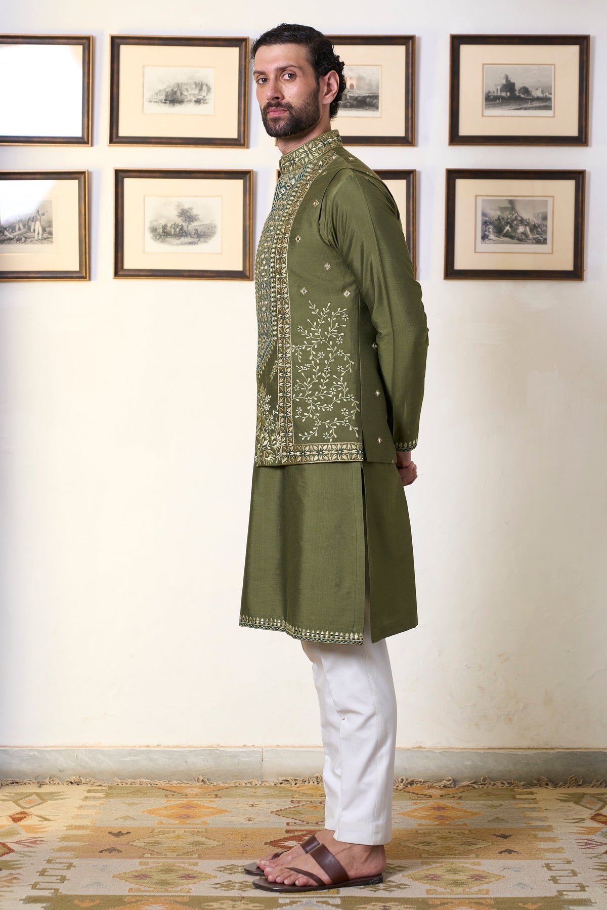 Gargee Designer's Zaitoon Divy Bundi Set Gargee