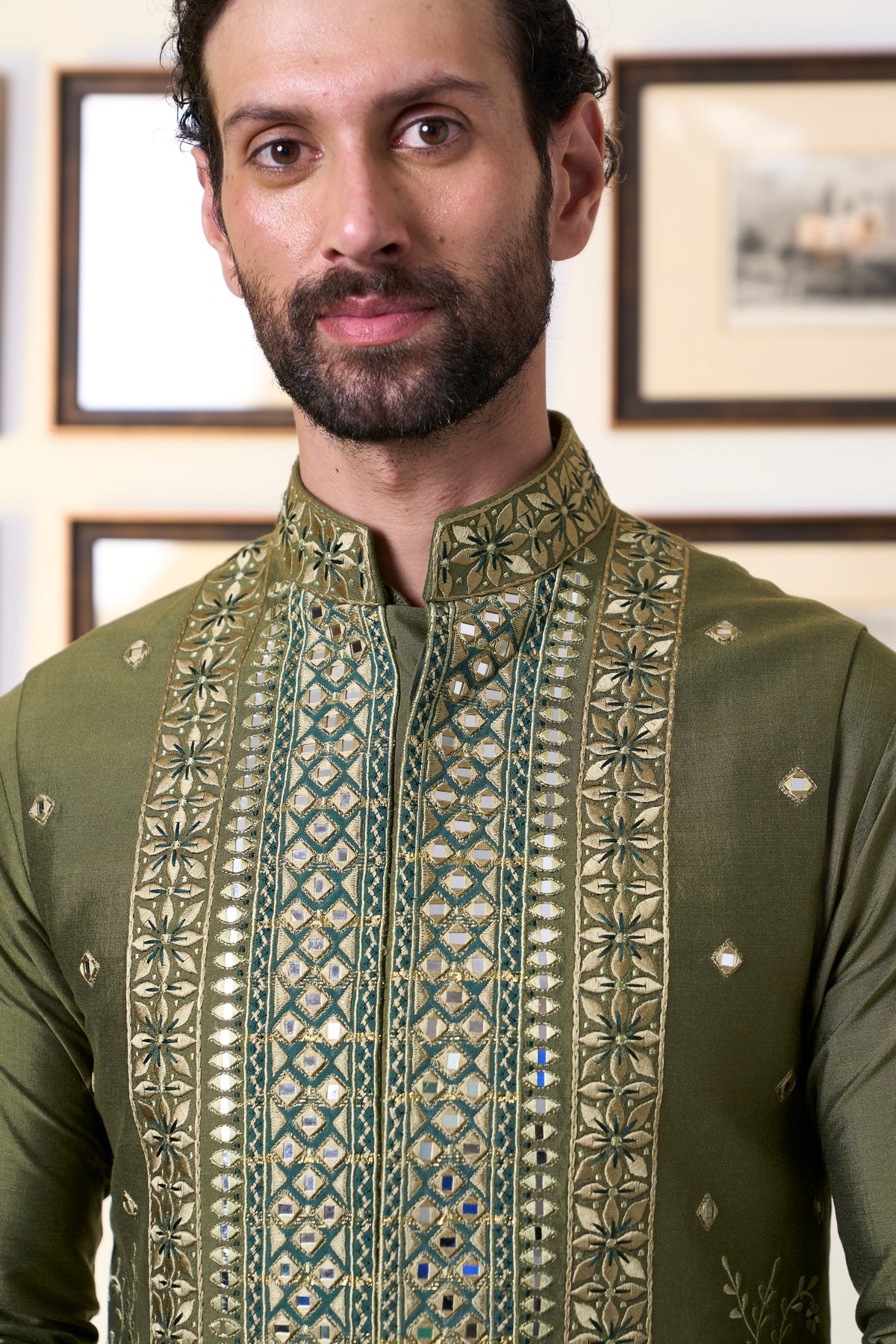 Gargee Designer's Zaitoon Divy Bundi Set Gargee