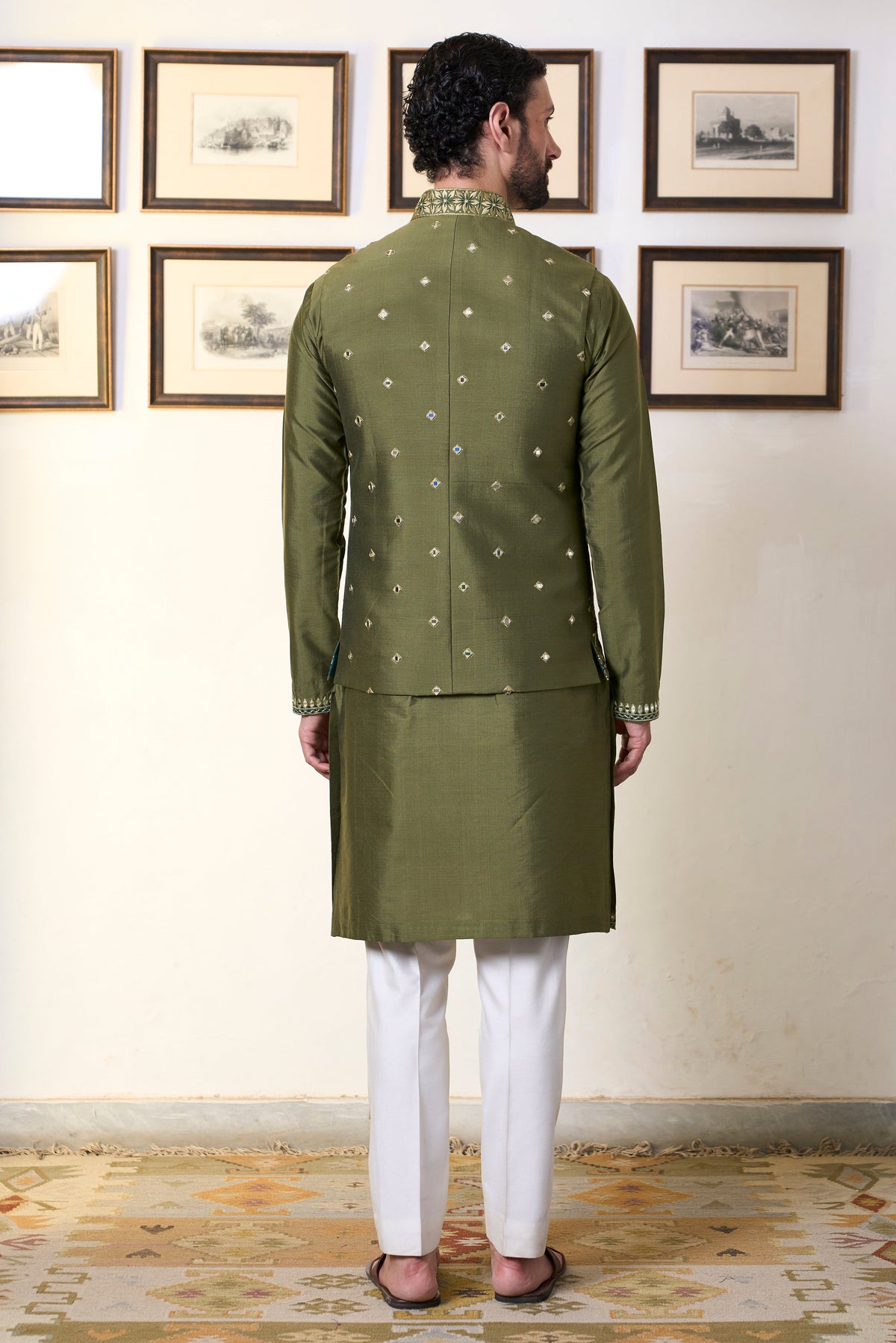 Gargee Designer's Zaitoon Divy Bundi Set Gargee