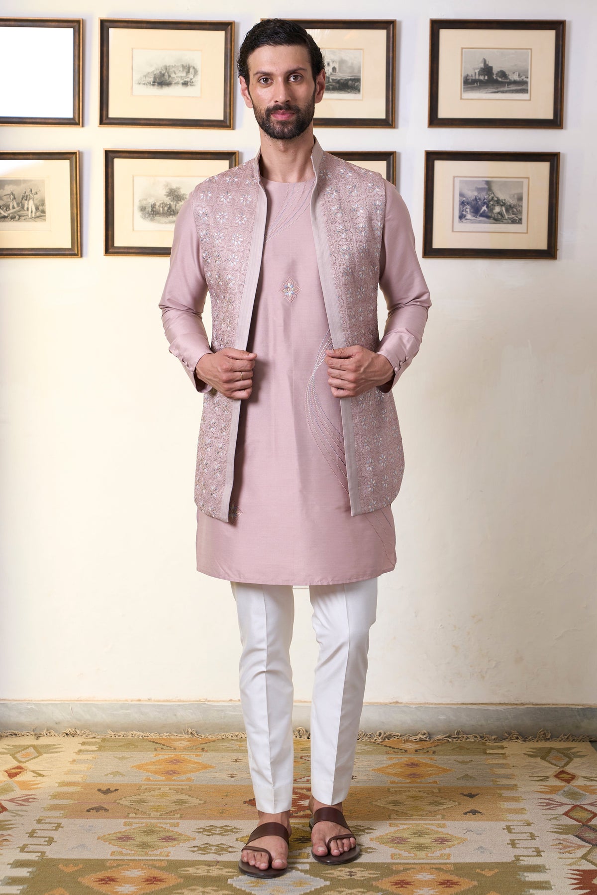 Gargee Designer's Kalva Paarth Shrug Set Gargee