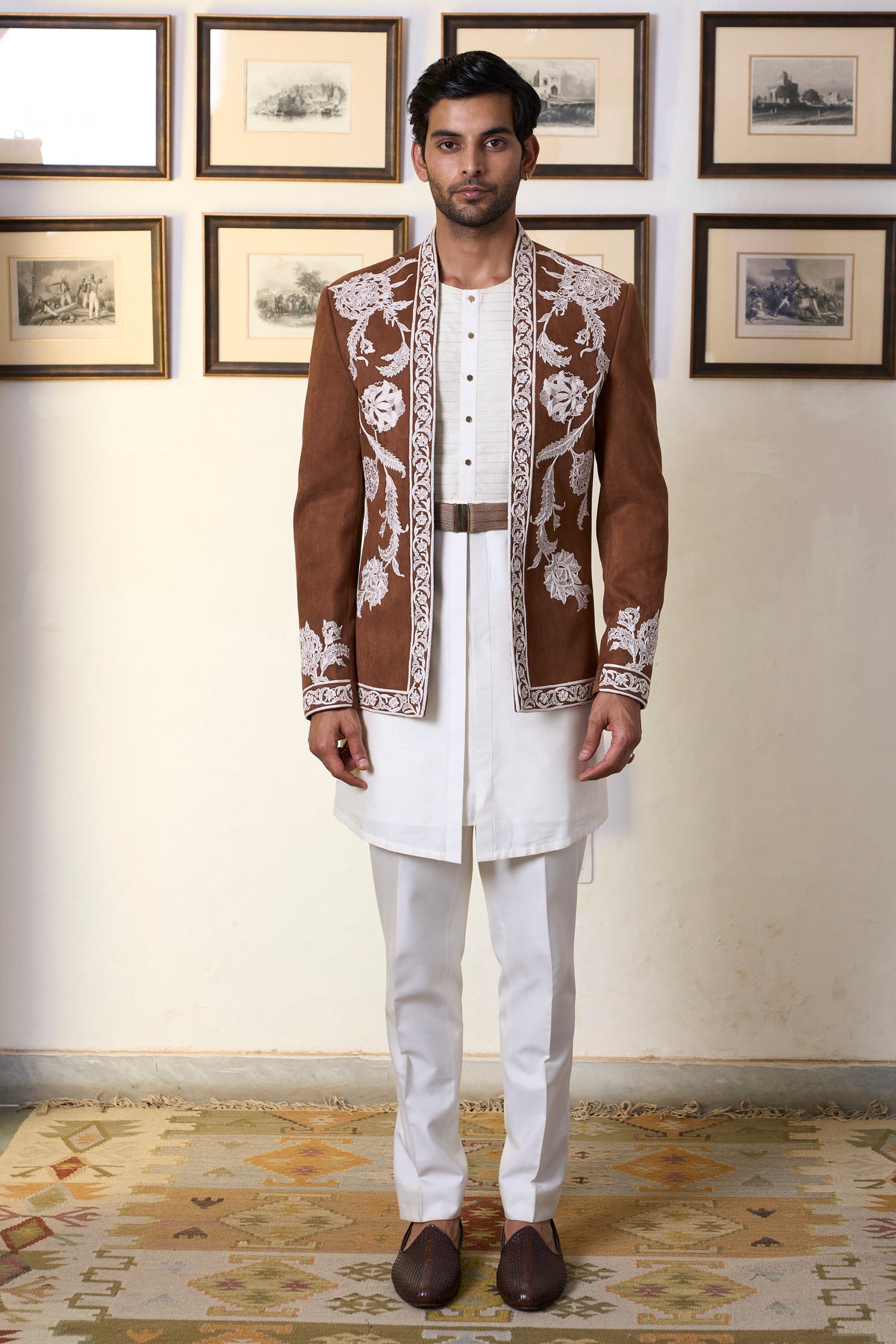 Gargee Designer's Dahliya Ashvath Jodhpuri Set Gargee