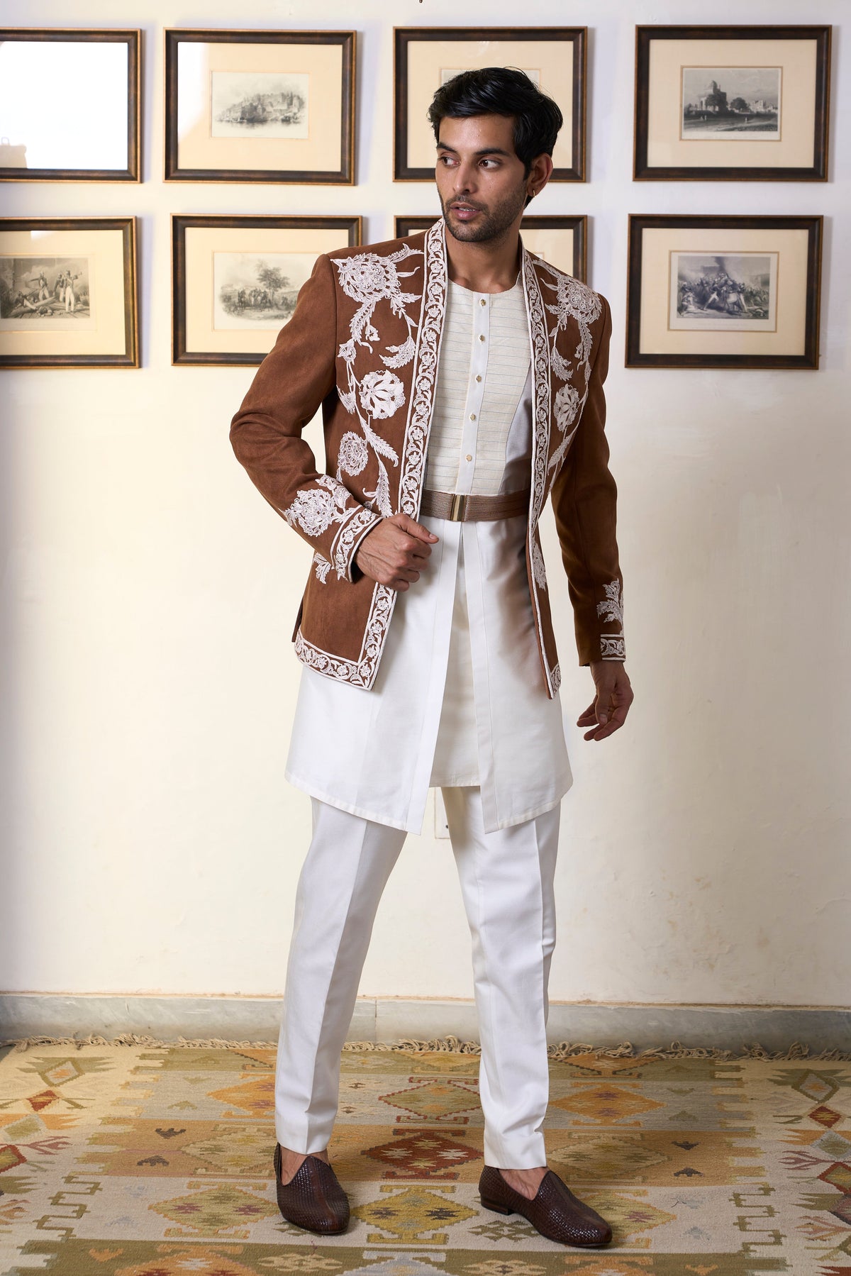Gargee Designer's Dahliya Ashvath Jodhpuri Set Gargee