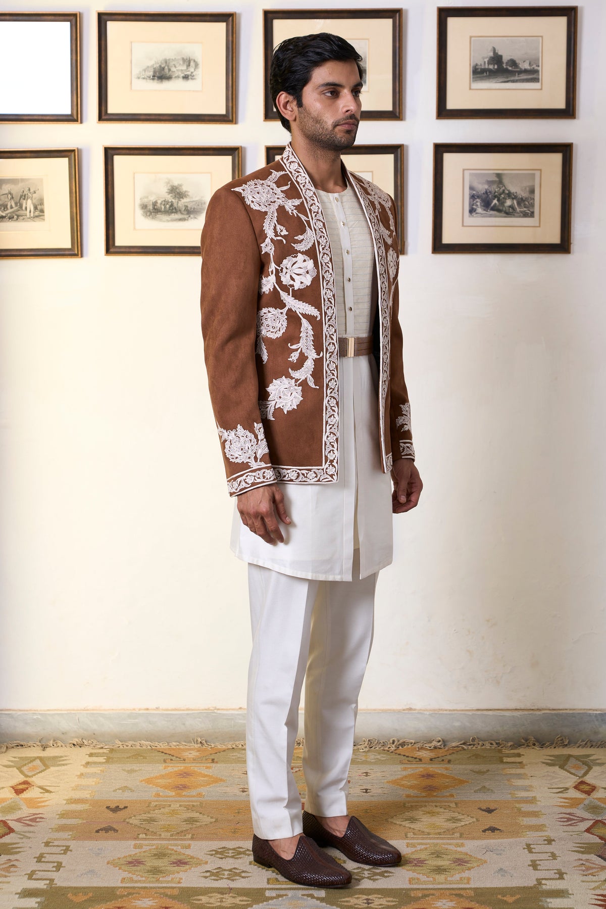 Gargee Designer's Dahliya Ashvath Jodhpuri Set Gargee