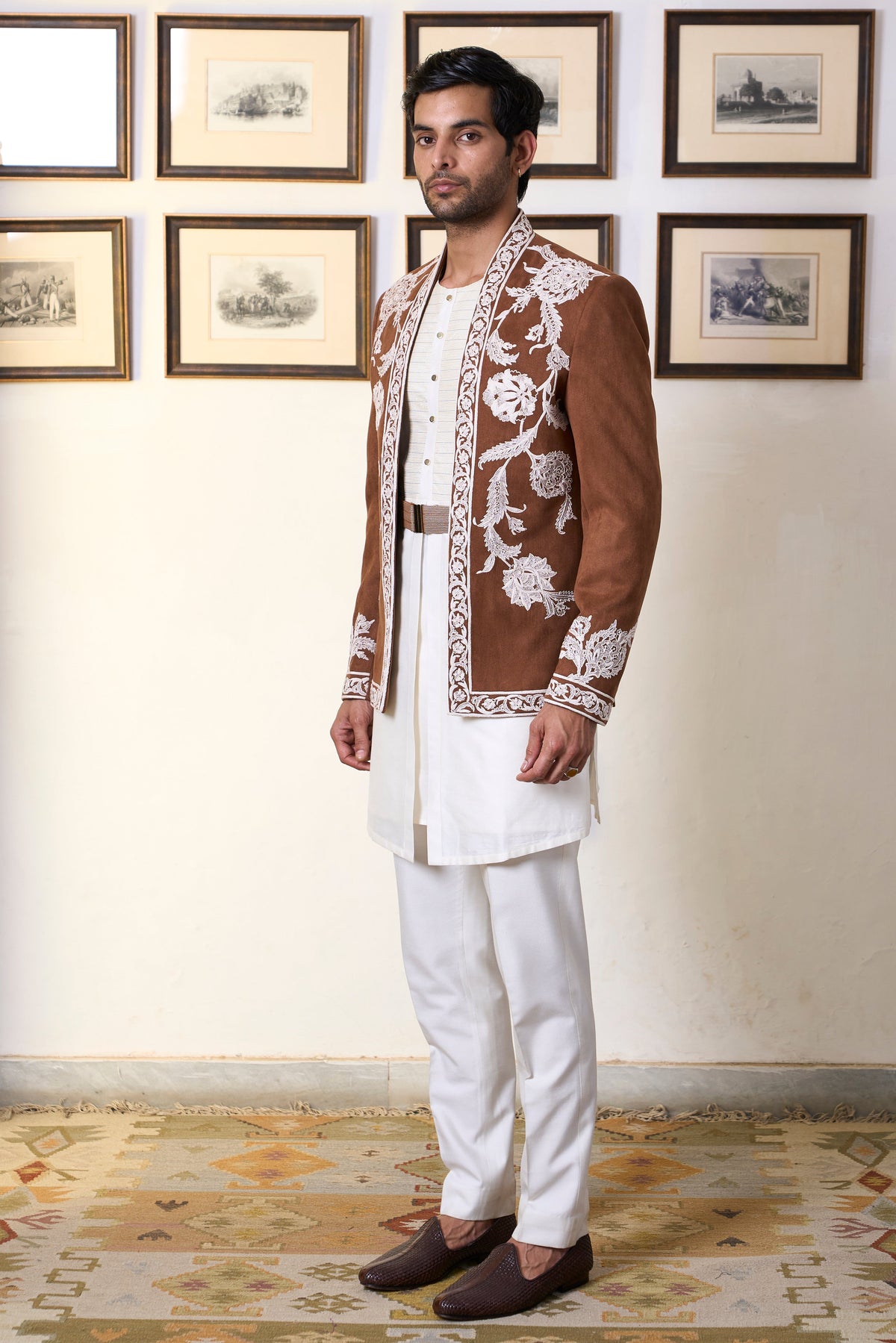 Gargee Designer's Dahliya Ashvath Jodhpuri Set Gargee