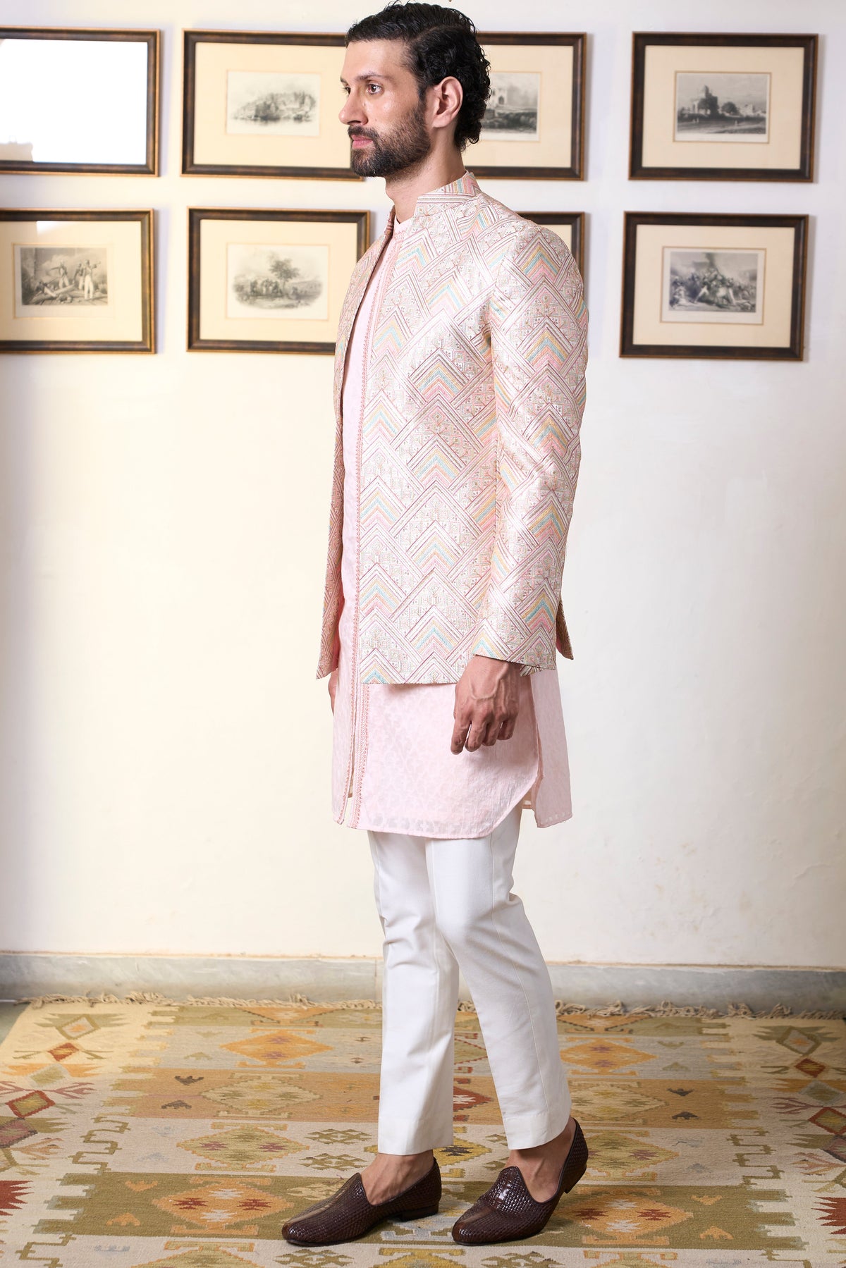 Gargee Designer's Gulaabhar Shabnam Jodhpuri Set Gargee