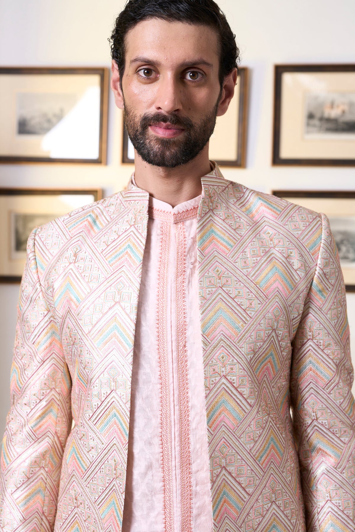 Gargee Designer's Gulaabhar Shabnam Jodhpuri Set Gargee