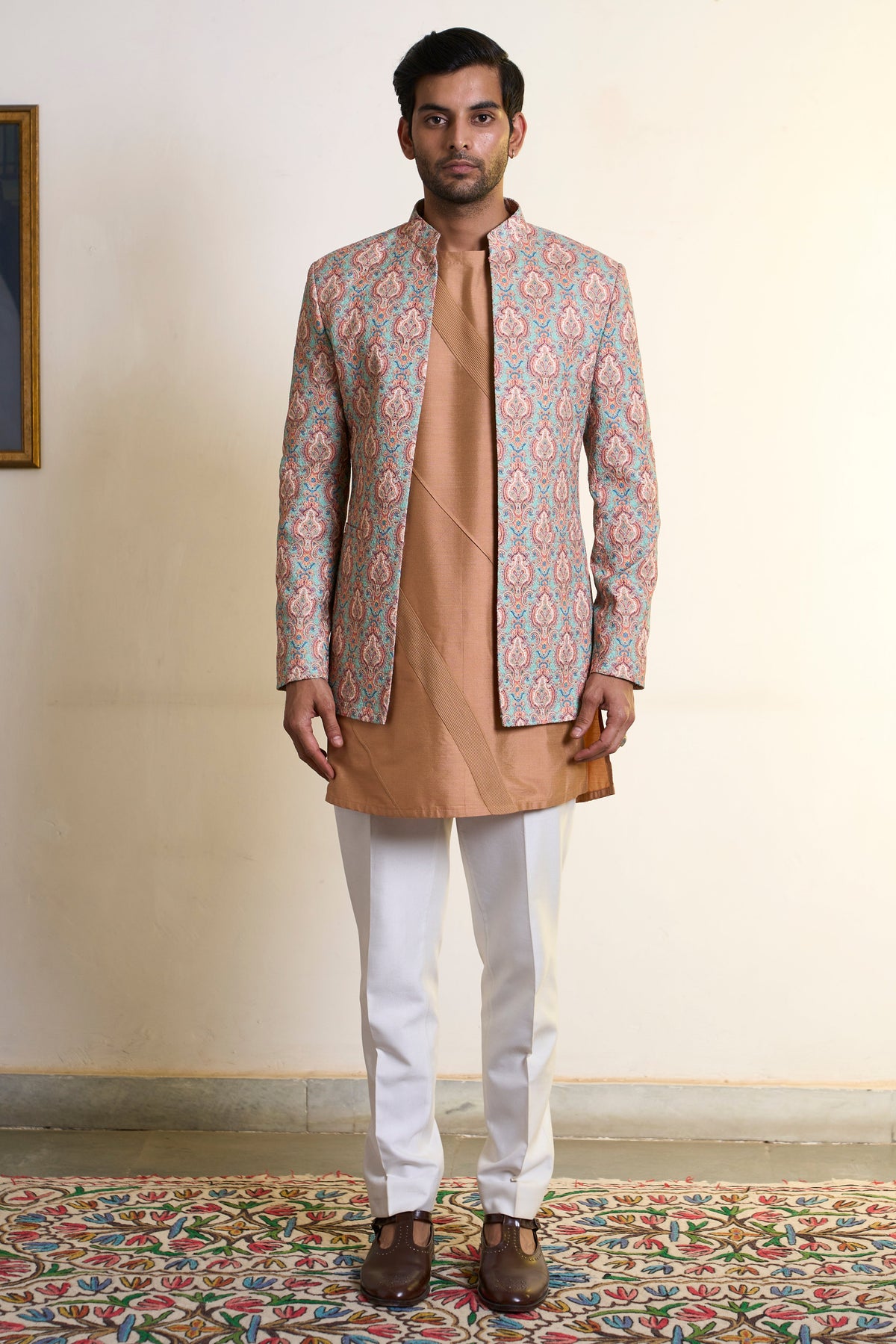 Gargee Designer's Dahliya Mehtaab Jodhpuri Set Gargee