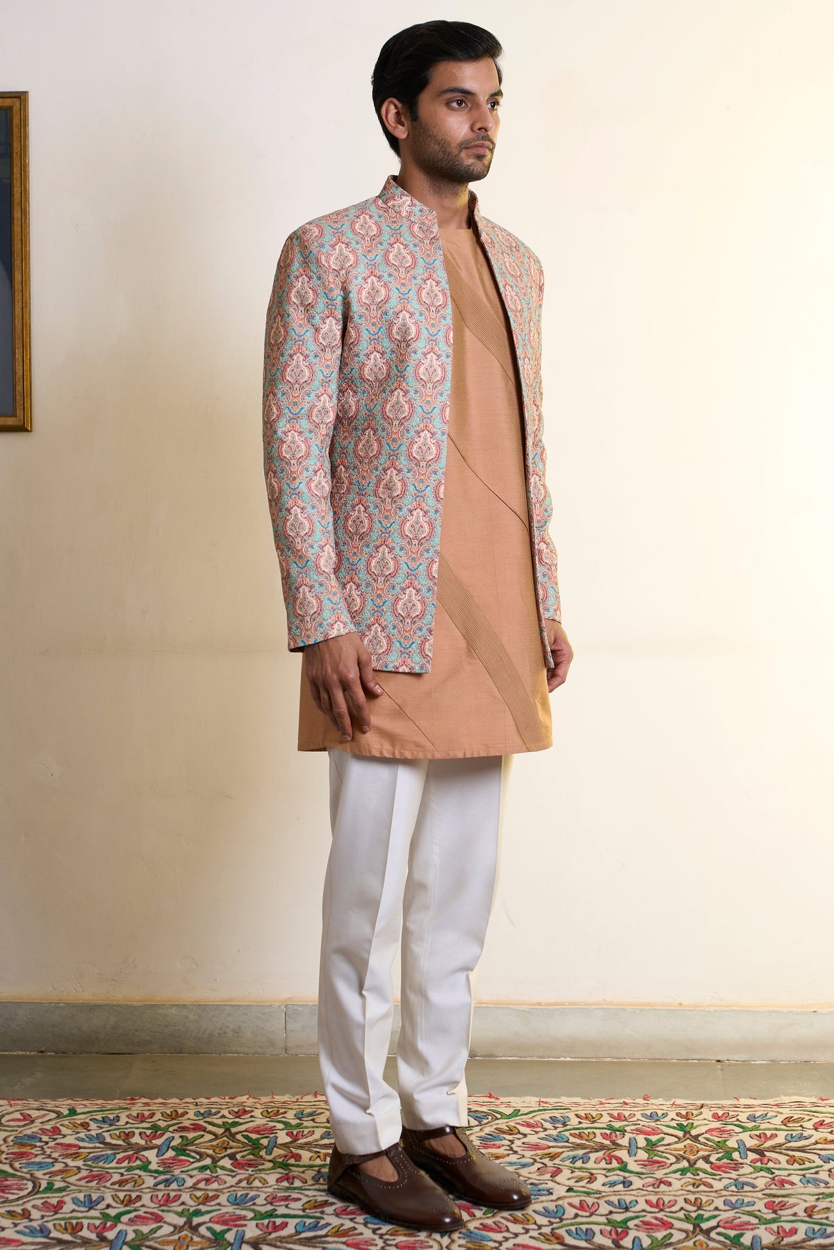 Gargee Designer's Dahliya Mehtaab Jodhpuri Set Gargee