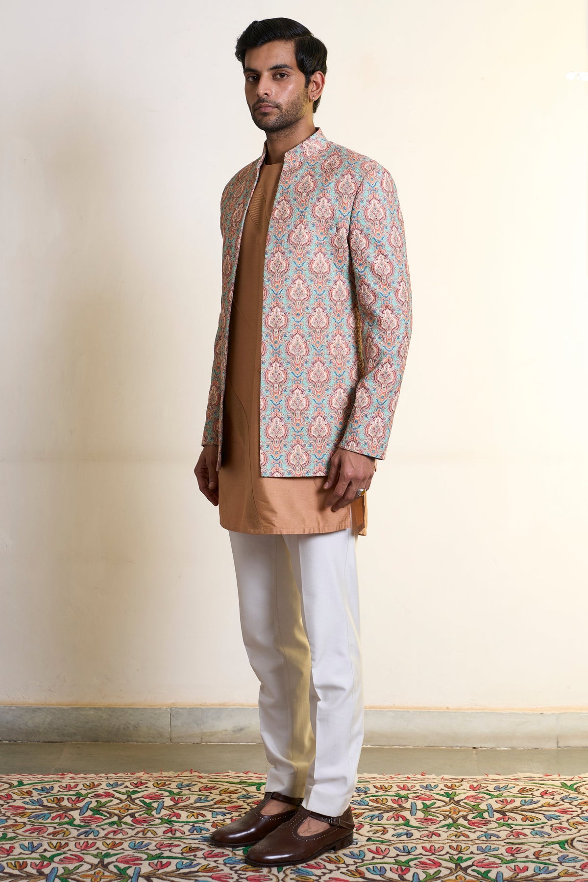Gargee Designer's Dahliya Mehtaab Jodhpuri Set Gargee