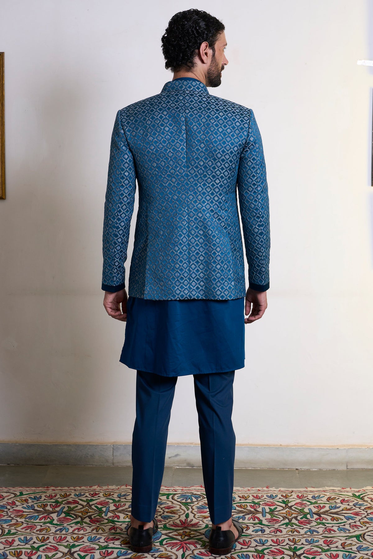 Gargee Designer's Neelam Chakor Jodhpuri Set Gargee