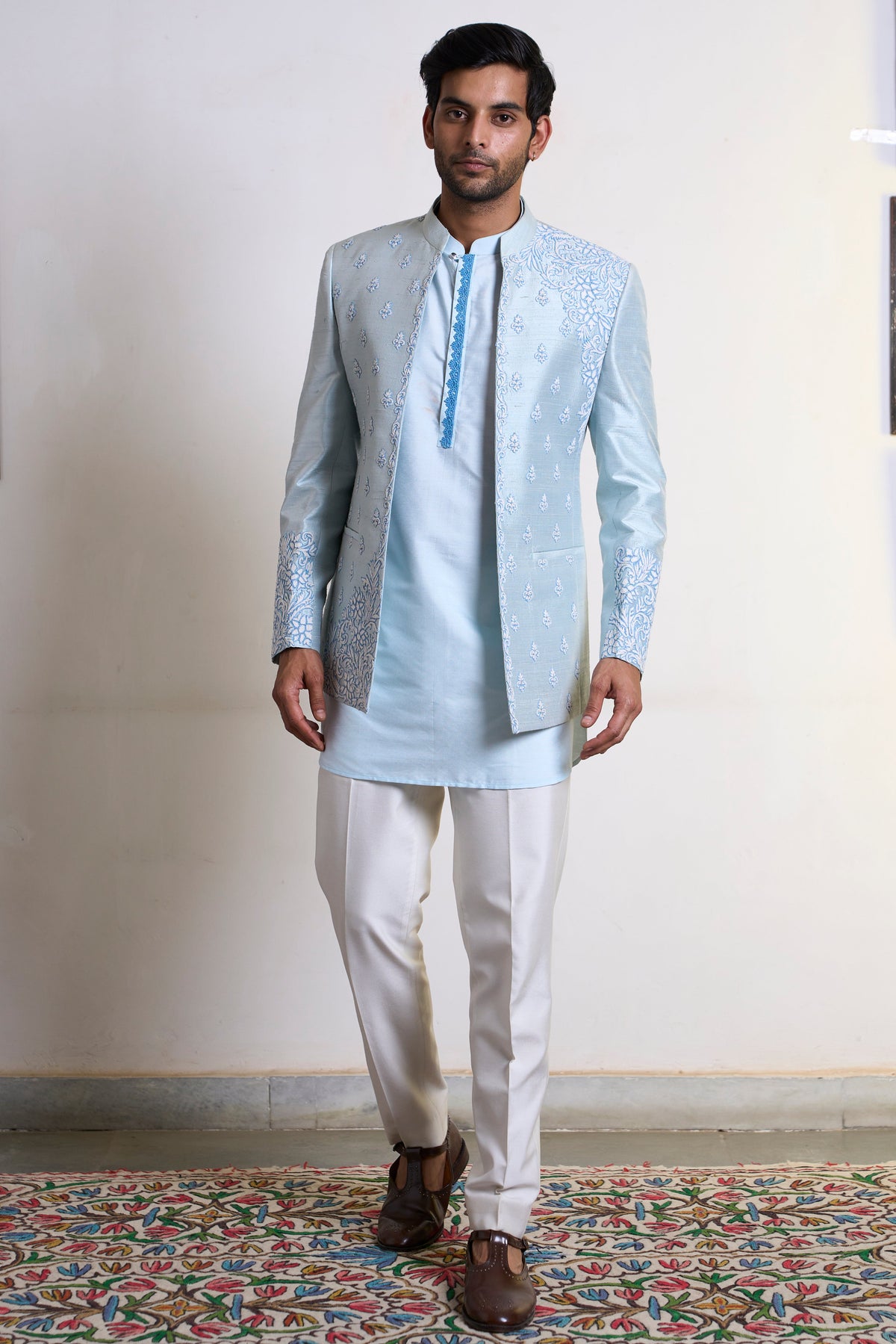 Gargee Designer's Gul-Nilofer Mehreen Jodhpuri Set Gargee