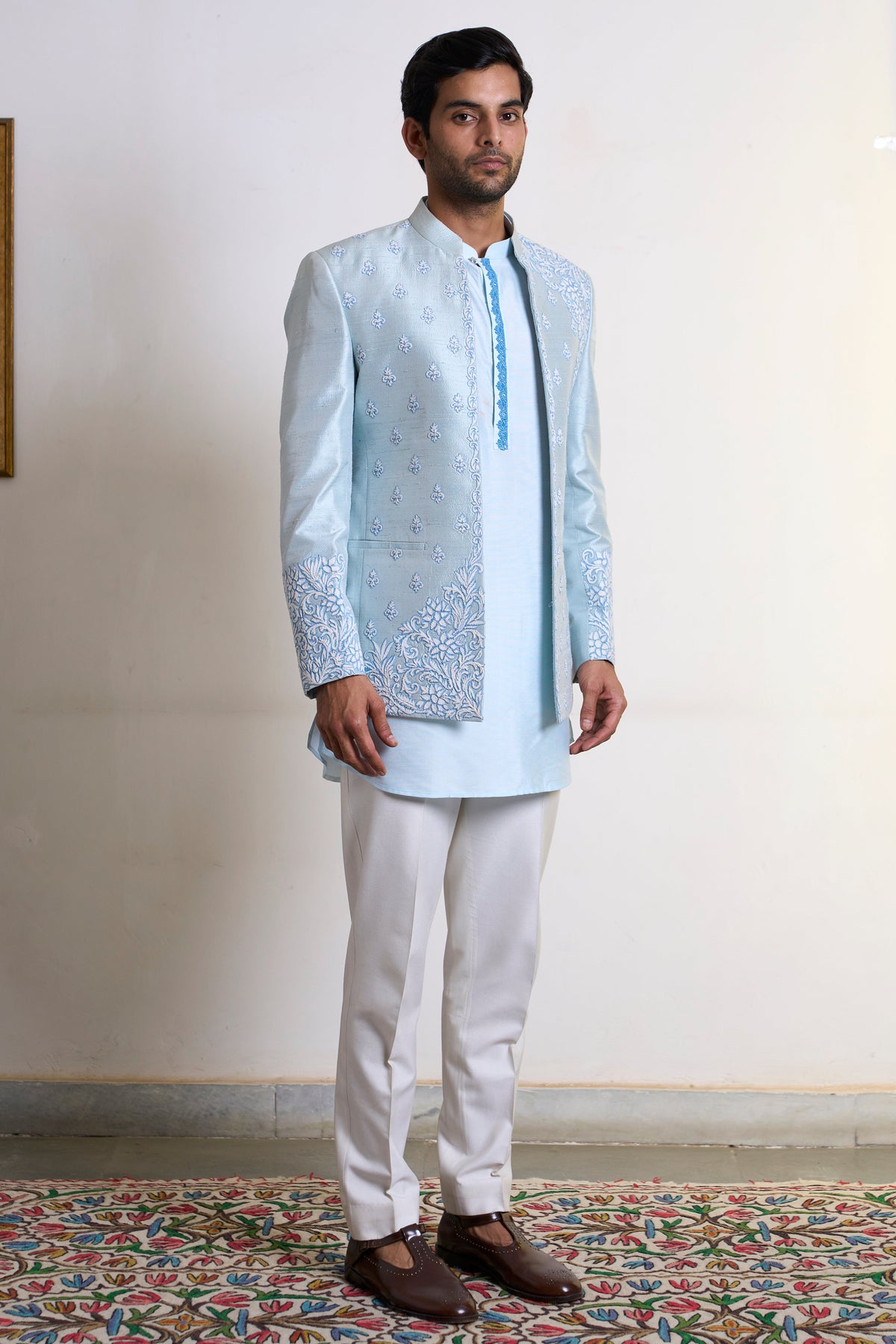 Gargee Designer's Gul-Nilofer Mehreen Jodhpuri Set Gargee