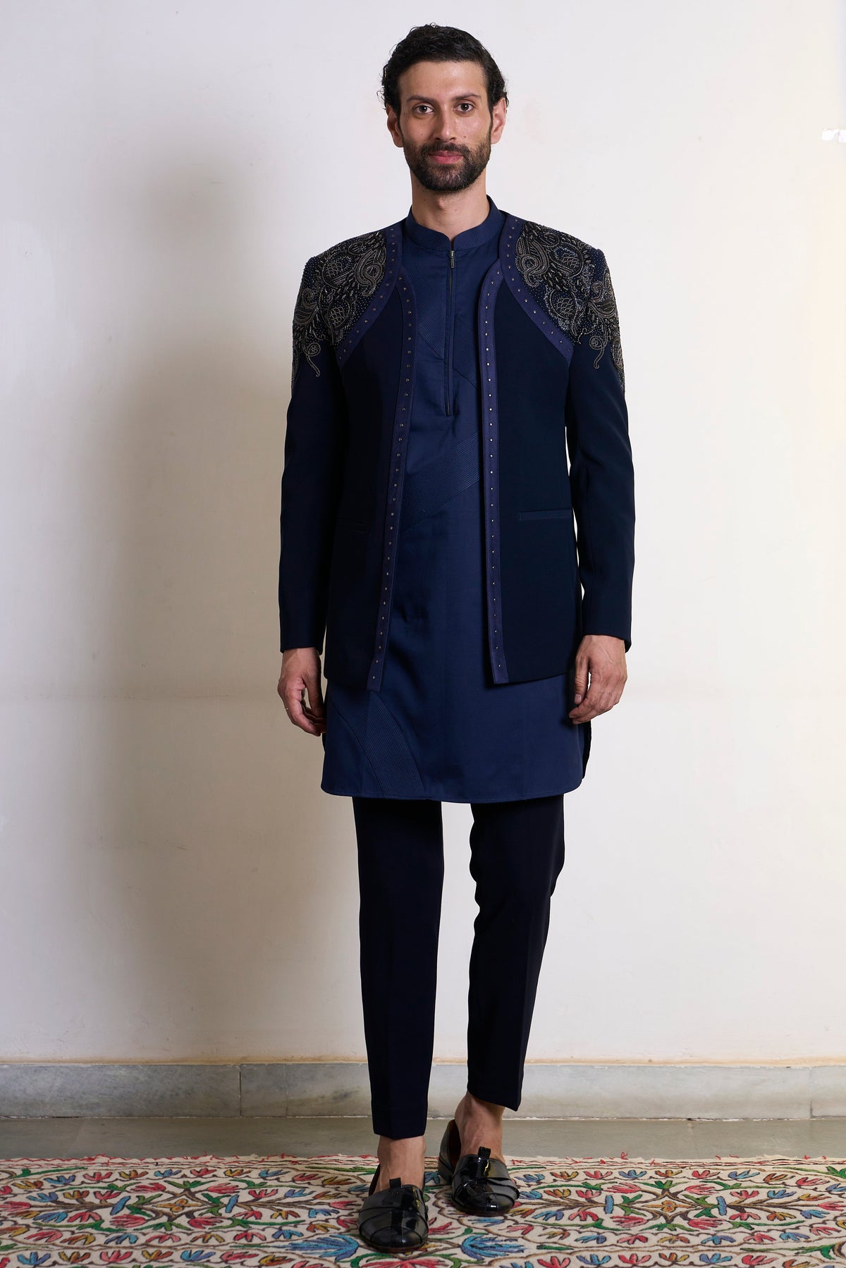 Gargee Designer's Neel Chidiya Jodhpuri Set Gargee