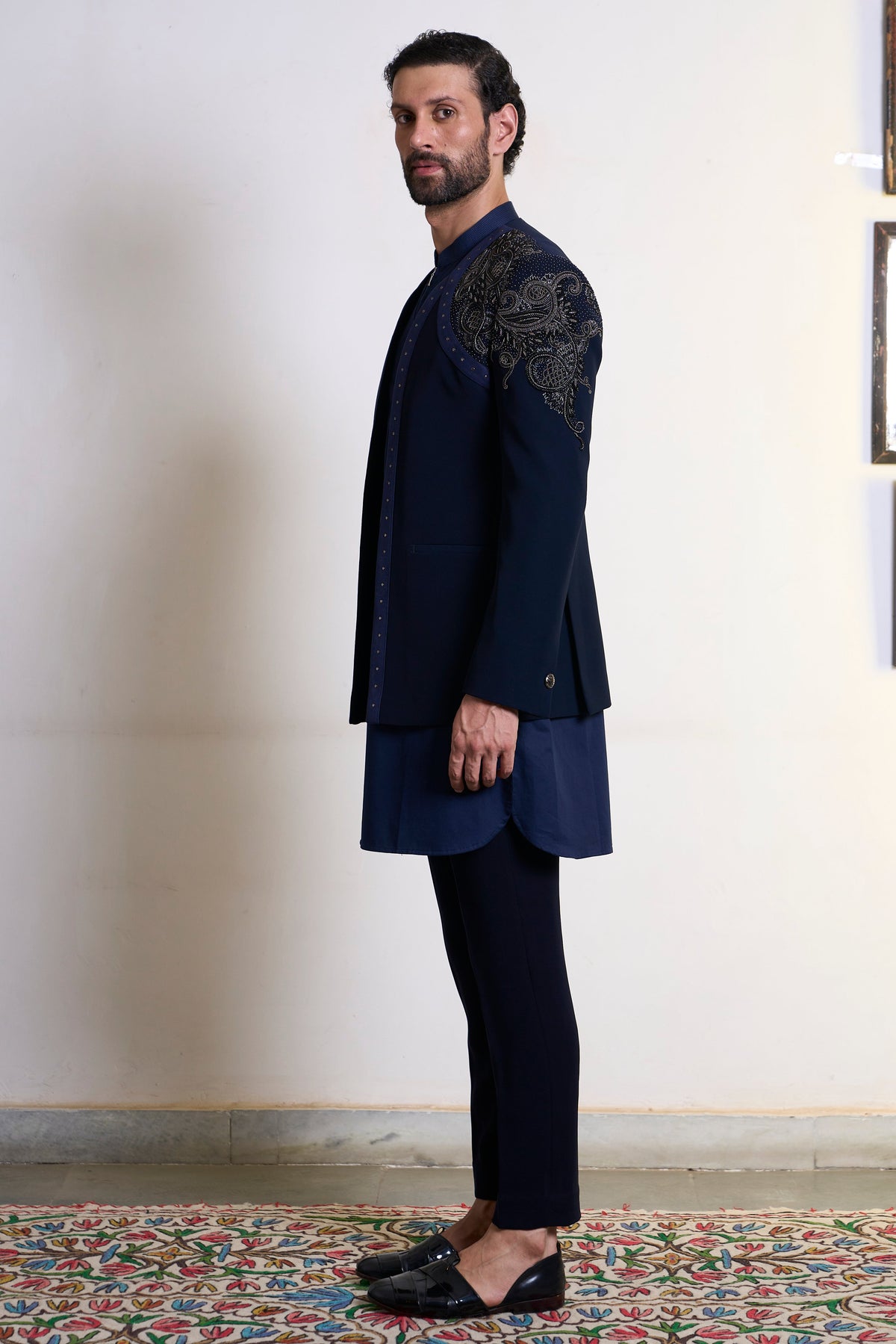 Gargee Designer's Neel Chidiya Jodhpuri Set Gargee
