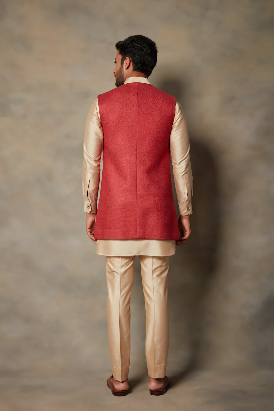 Gargee Designer's RED EMBROIDERED SHRUG SET Gargee