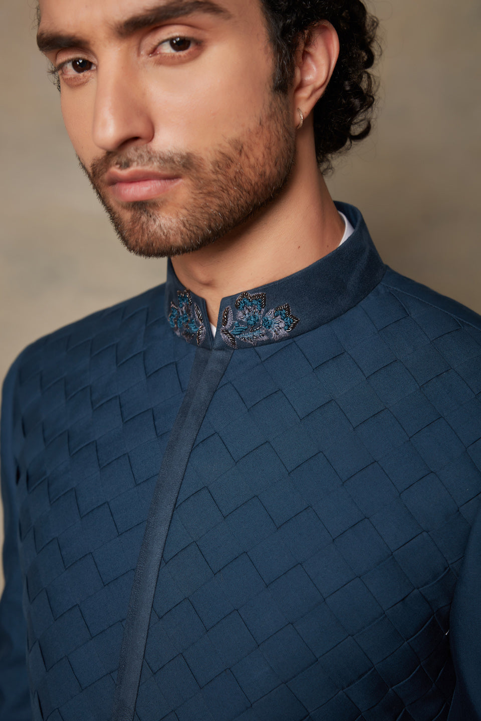 Gargee Designer's WOVEN STYLE JODHPURI SET Gargee Designer