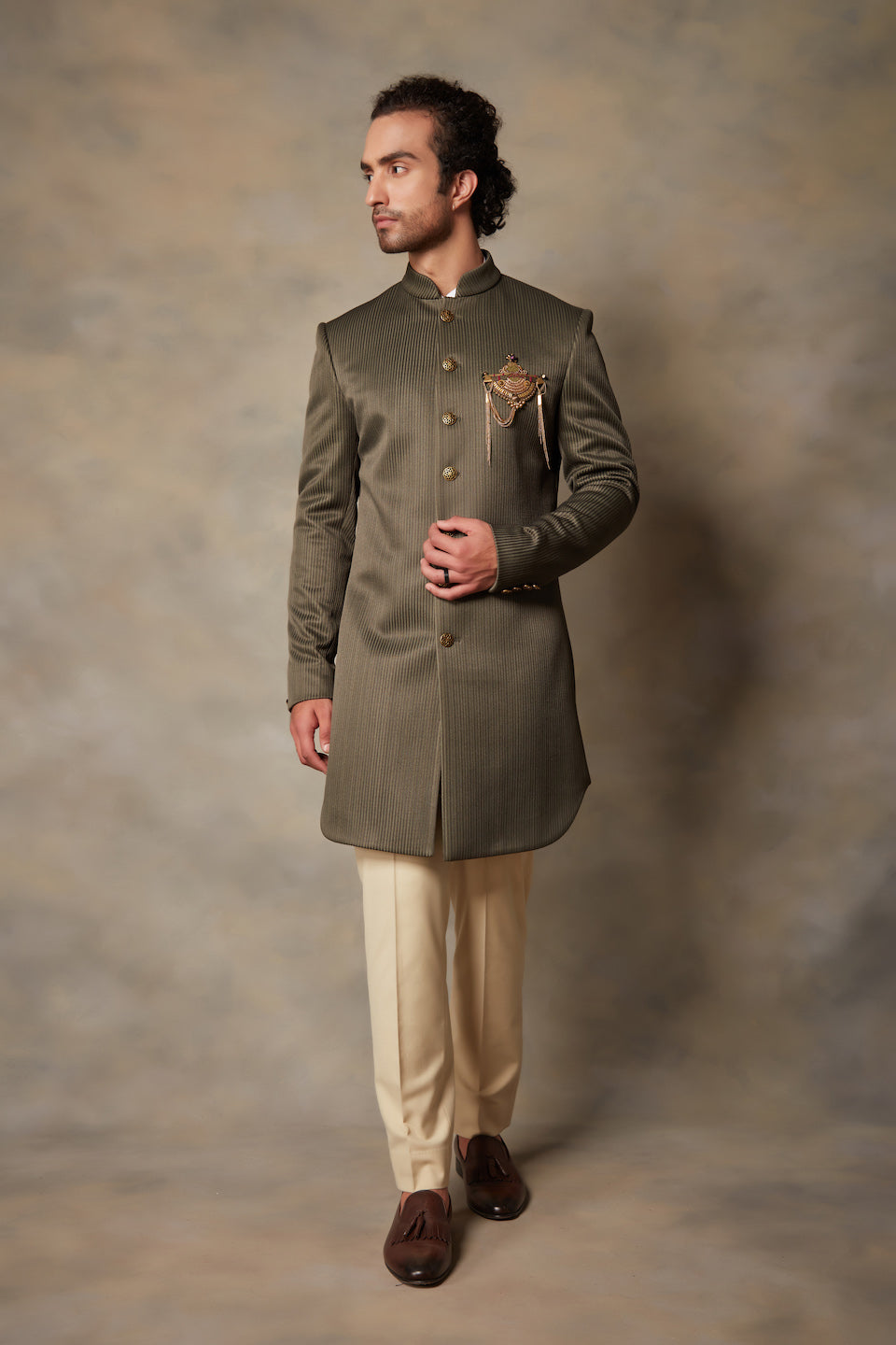 Gargee Designer's MILITARY TEXTURED INDO SET Gargee Designer