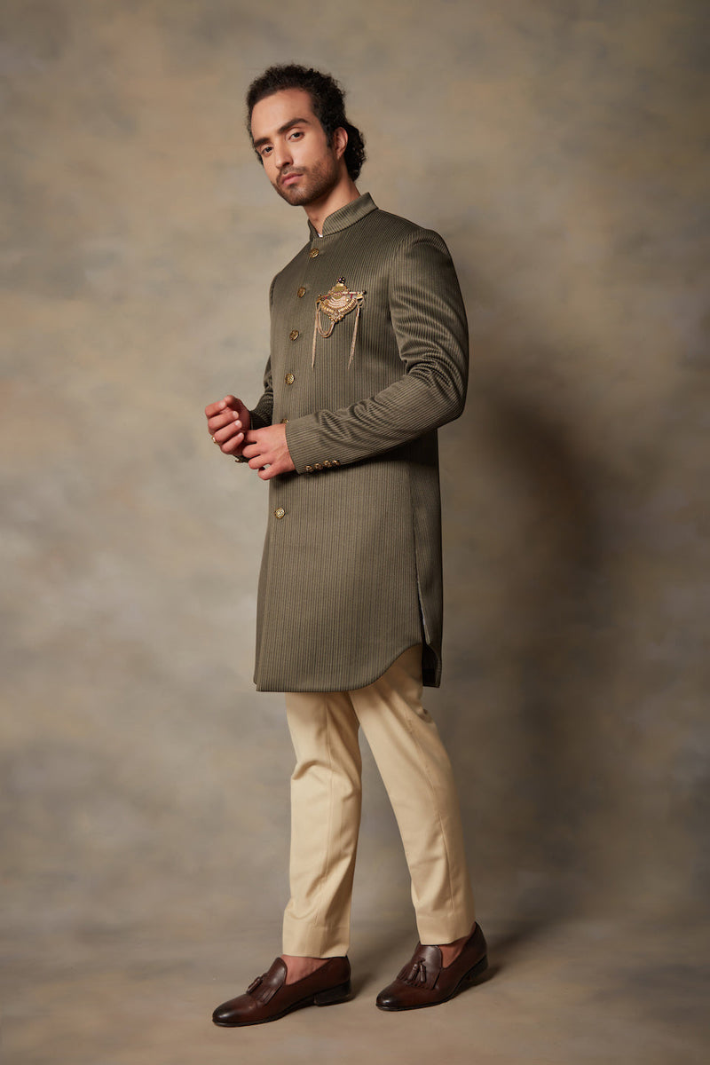 Gargee Designer's MILITARY TEXTURED INDO SET Gargee Designer