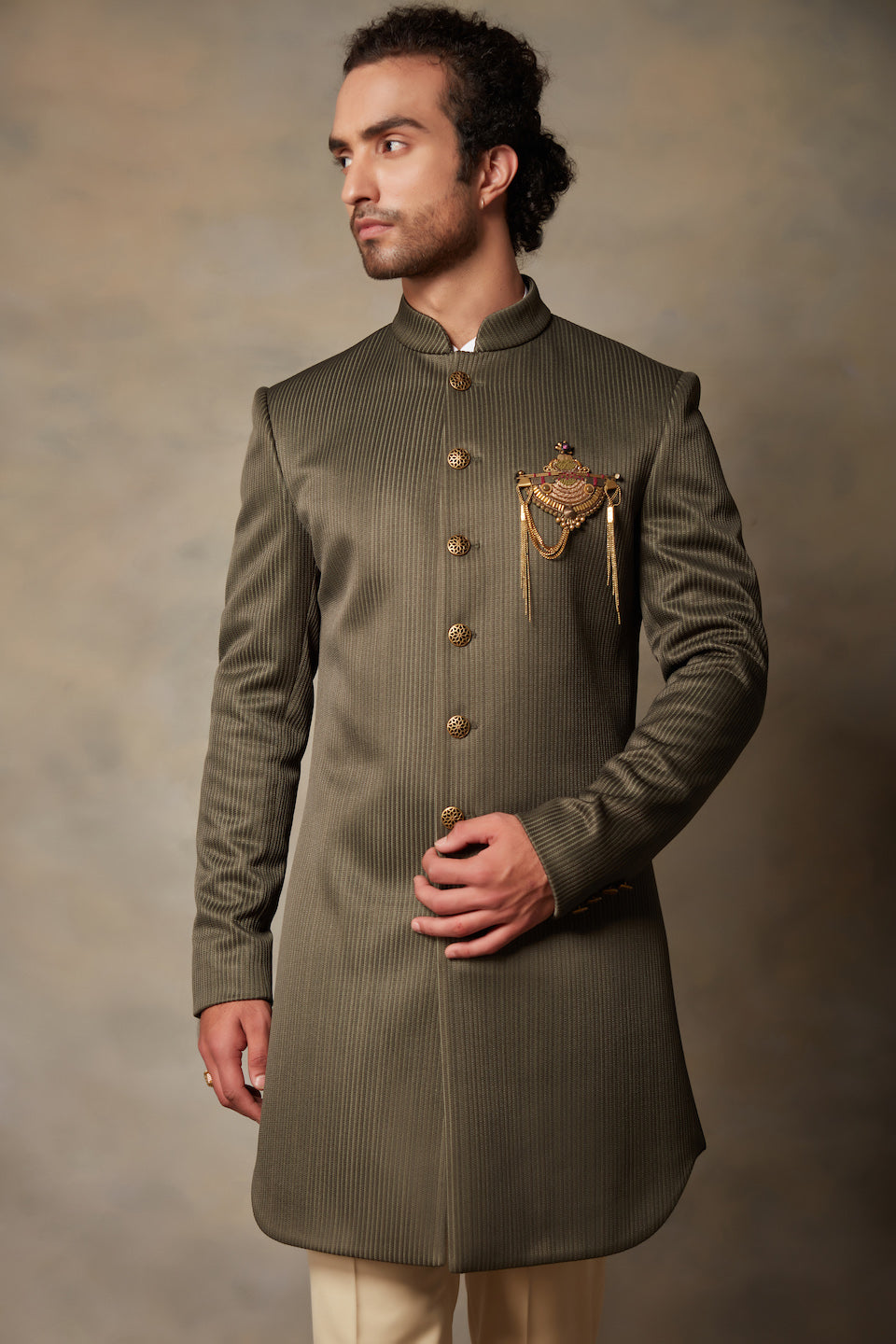 Gargee Designer's MILITARY TEXTURED INDO SET Gargee Designer