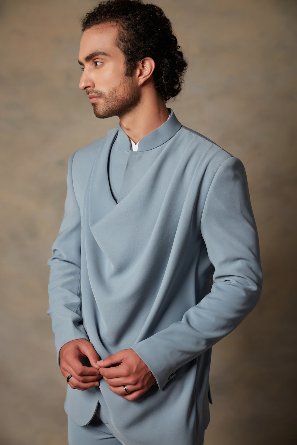 Gargee Designer's SKY DRAPE JODHPURI SET Gargee Designer