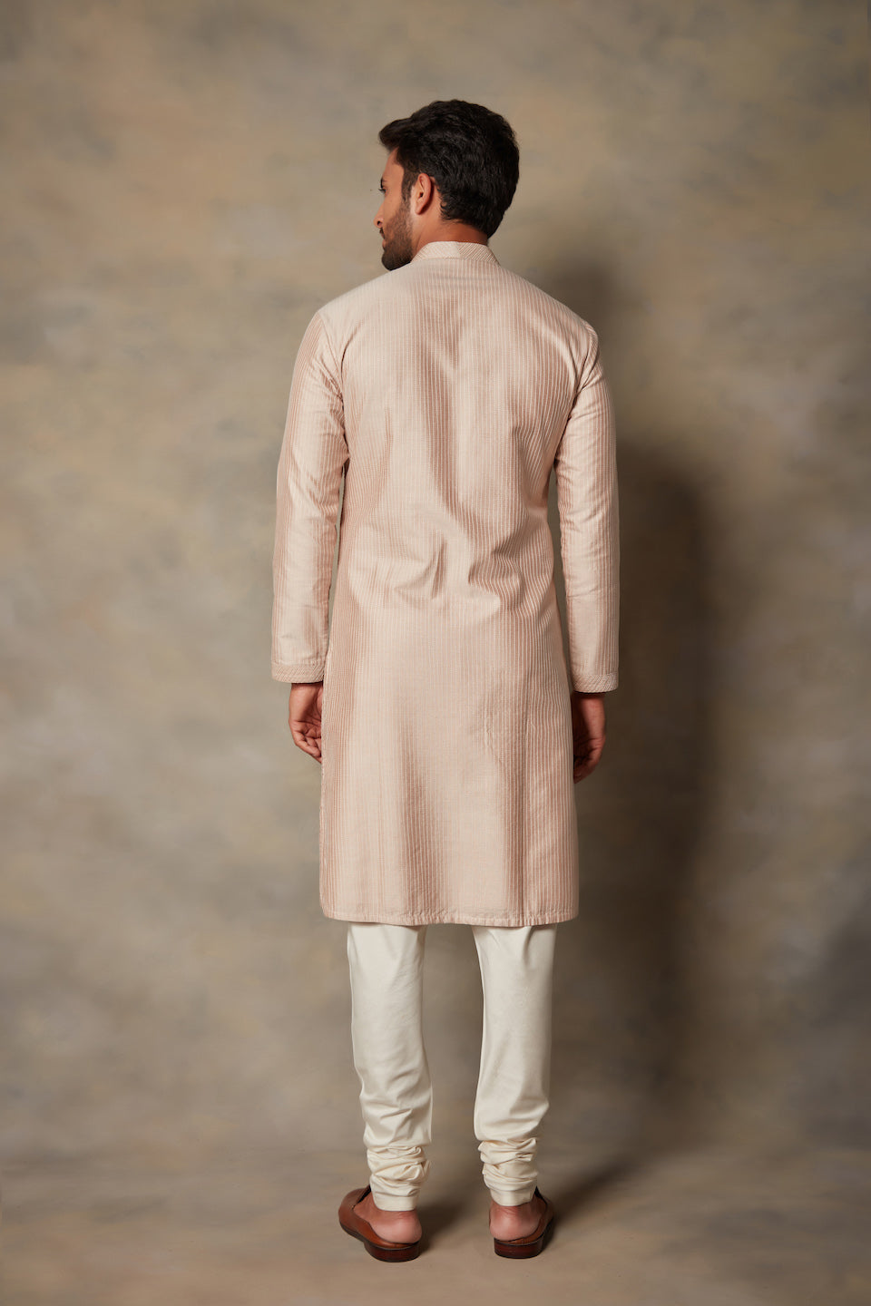 Gargee Designer's BEIGE APPLIQUE KURTA SET Gargee Designer