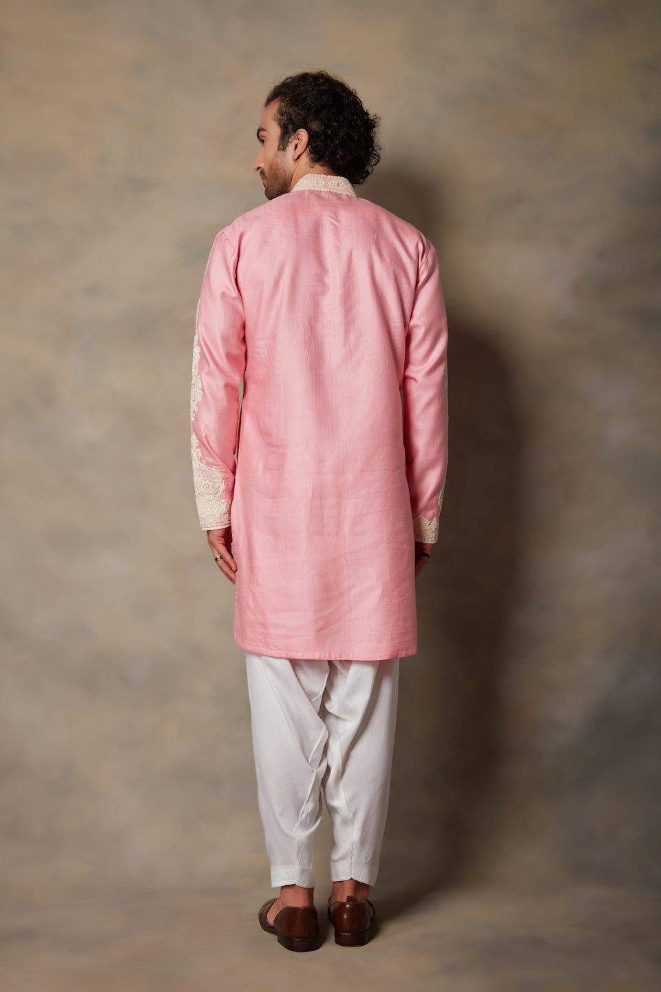 Gargee Designer's PINK EMBROIDERED KURTA SET Gargee Designer