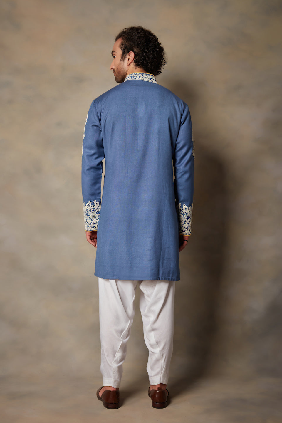 Gargee Designer's BLUE EMBROIDERED KURTA SET Gargee Designer
