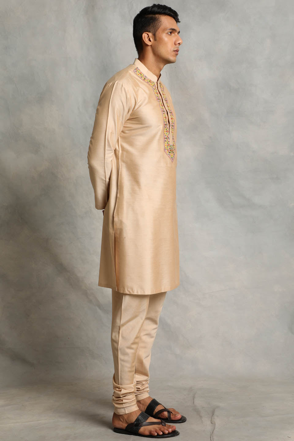 GOLD EMBROIDERED KURTA SET 3