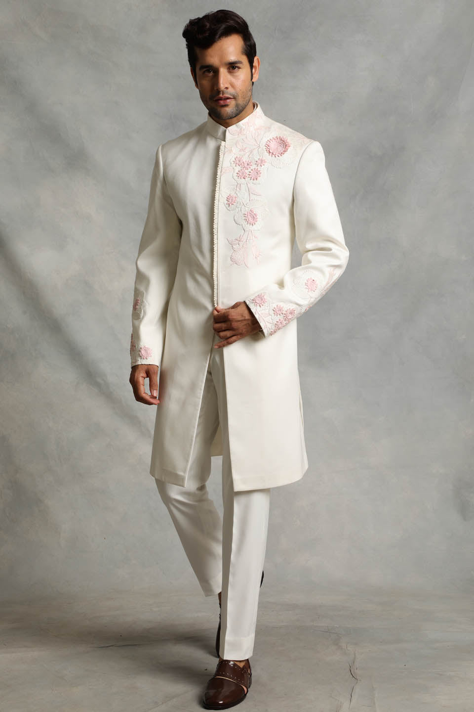 OFF-WHITE EMBROIDERED INDO SET 3