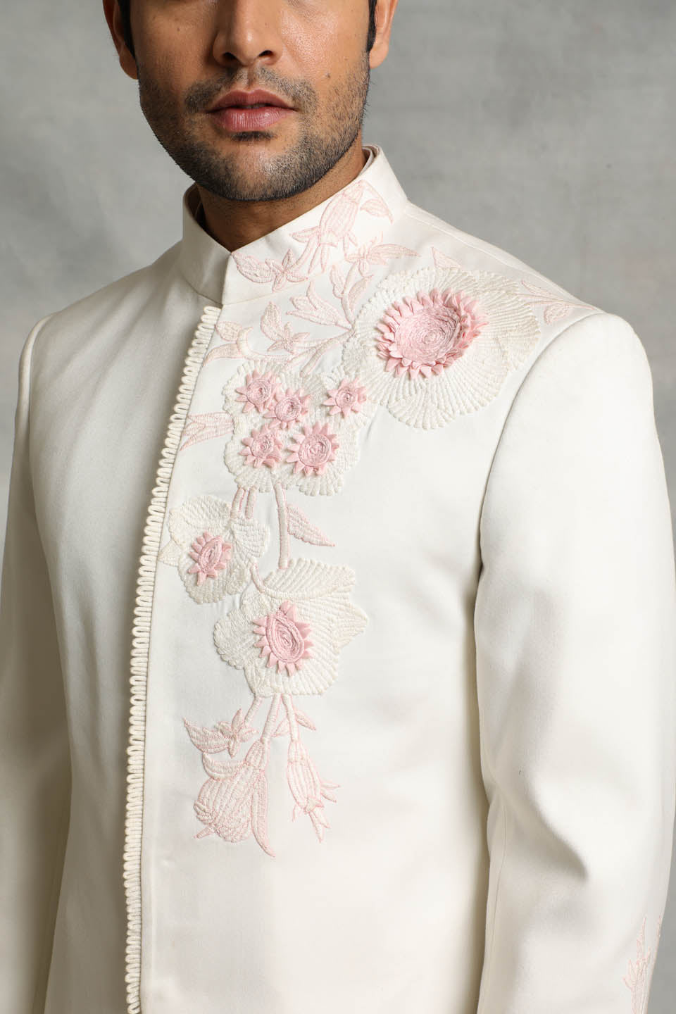 OFF-WHITE EMBROIDERED INDO SET 4