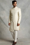 IVORY ASYMMETRIC EMBROIDERED INDO SET 3