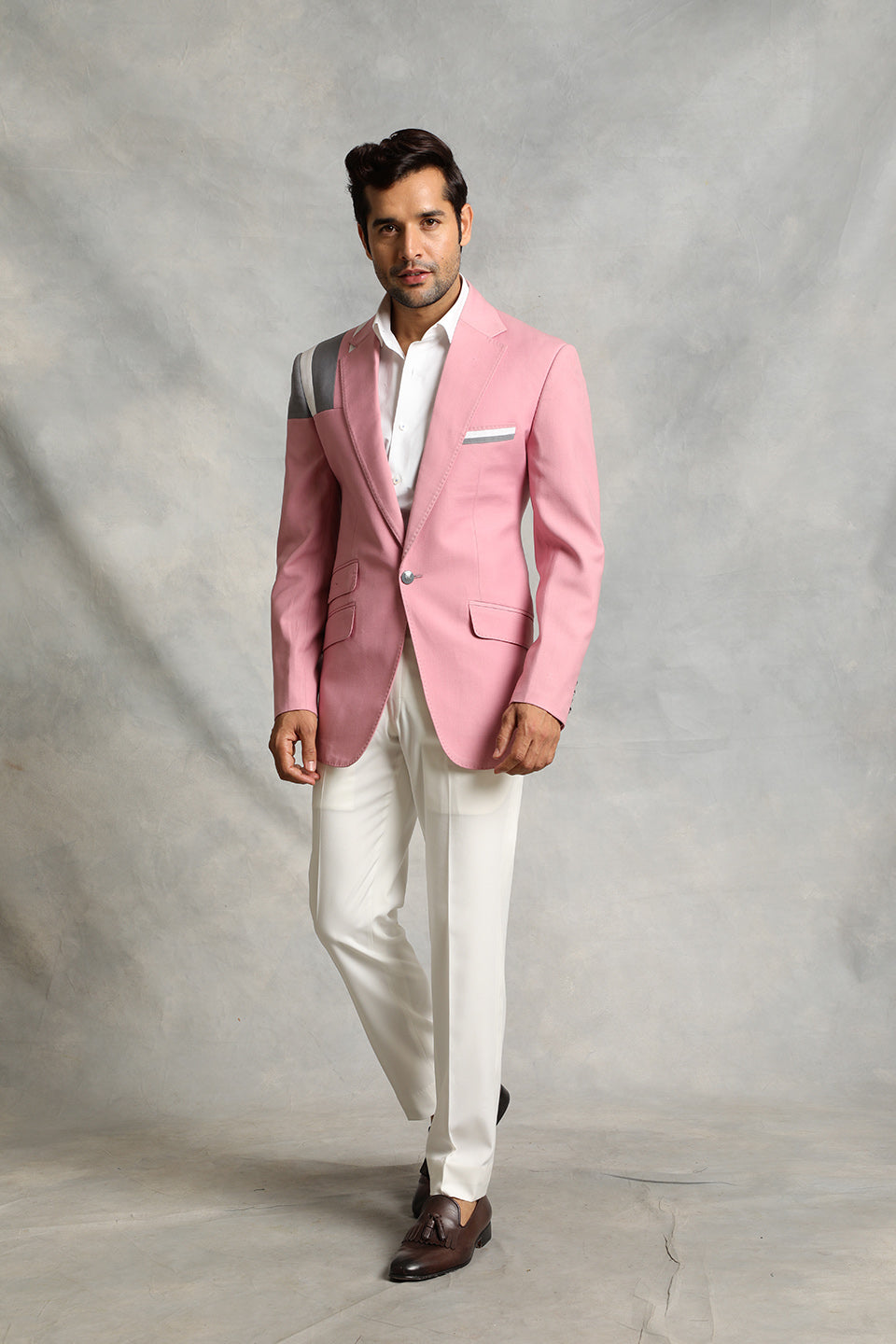 Tailored Blazer Pink Cape Blazer Percival Men's Linen Blazer